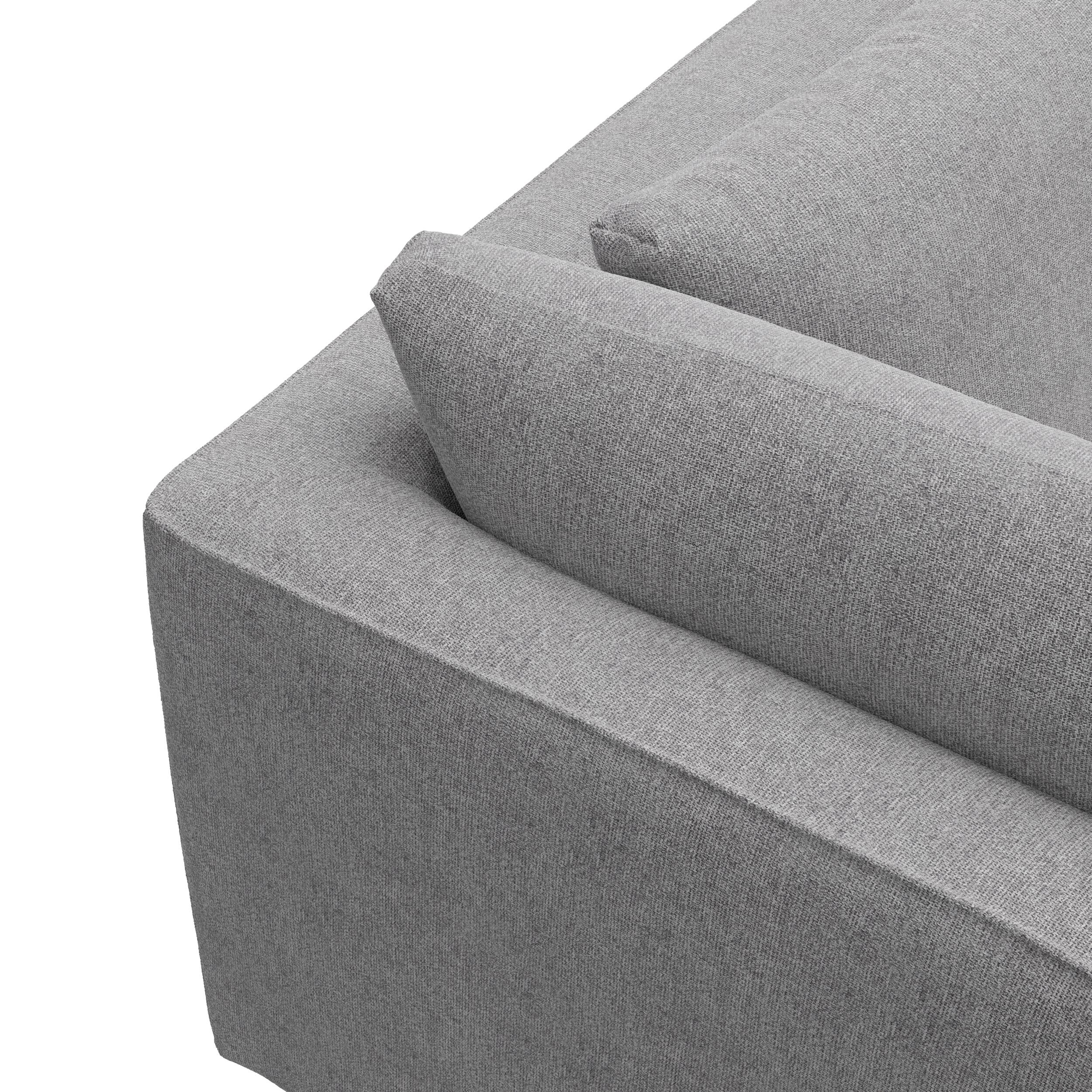 Nyland venstrevendt hjørnesofa med pufafslutning 