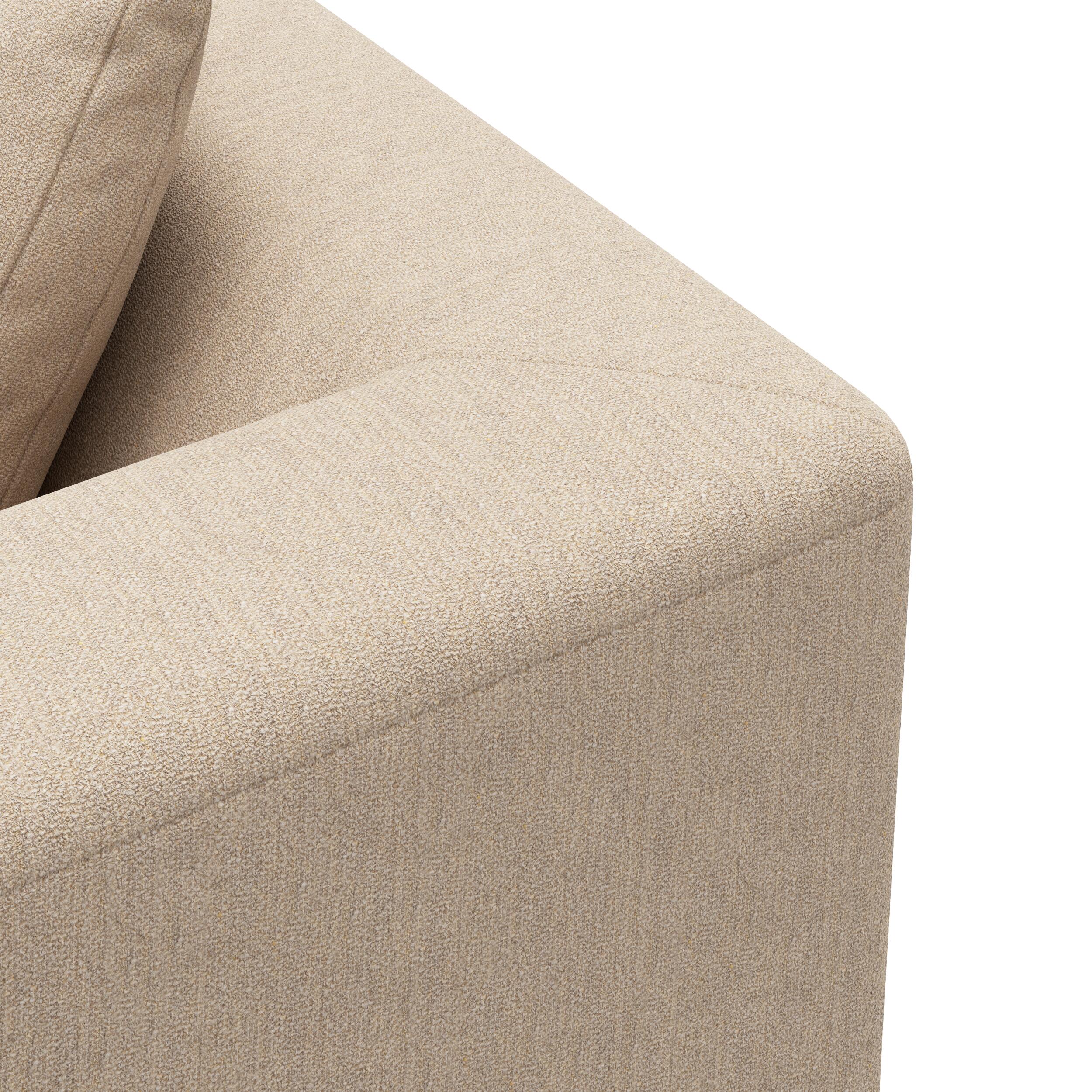 Solaro venstrevendt hjørnesofa med pufafslutning 