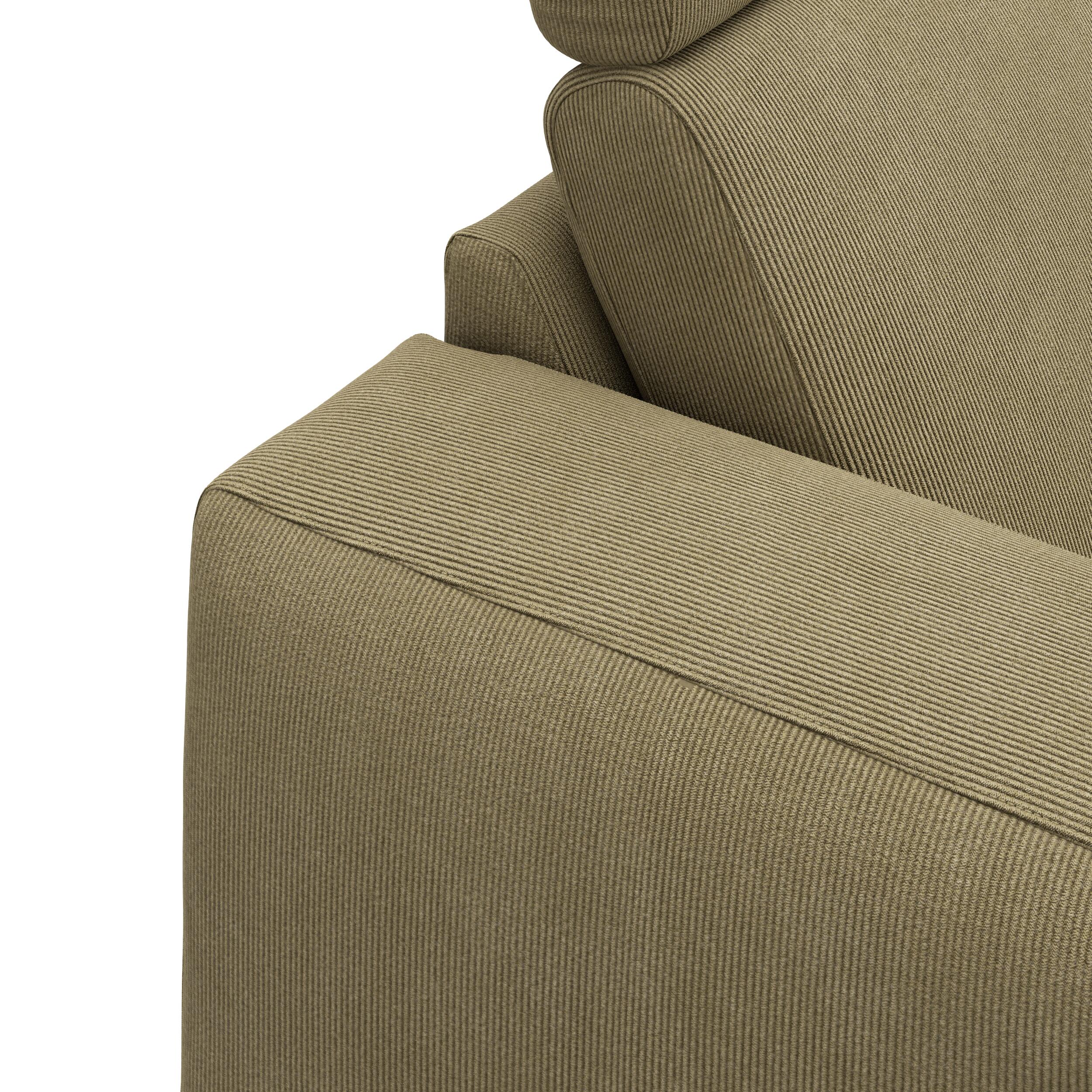 Remus højrevendt sofa med pufafslutning 