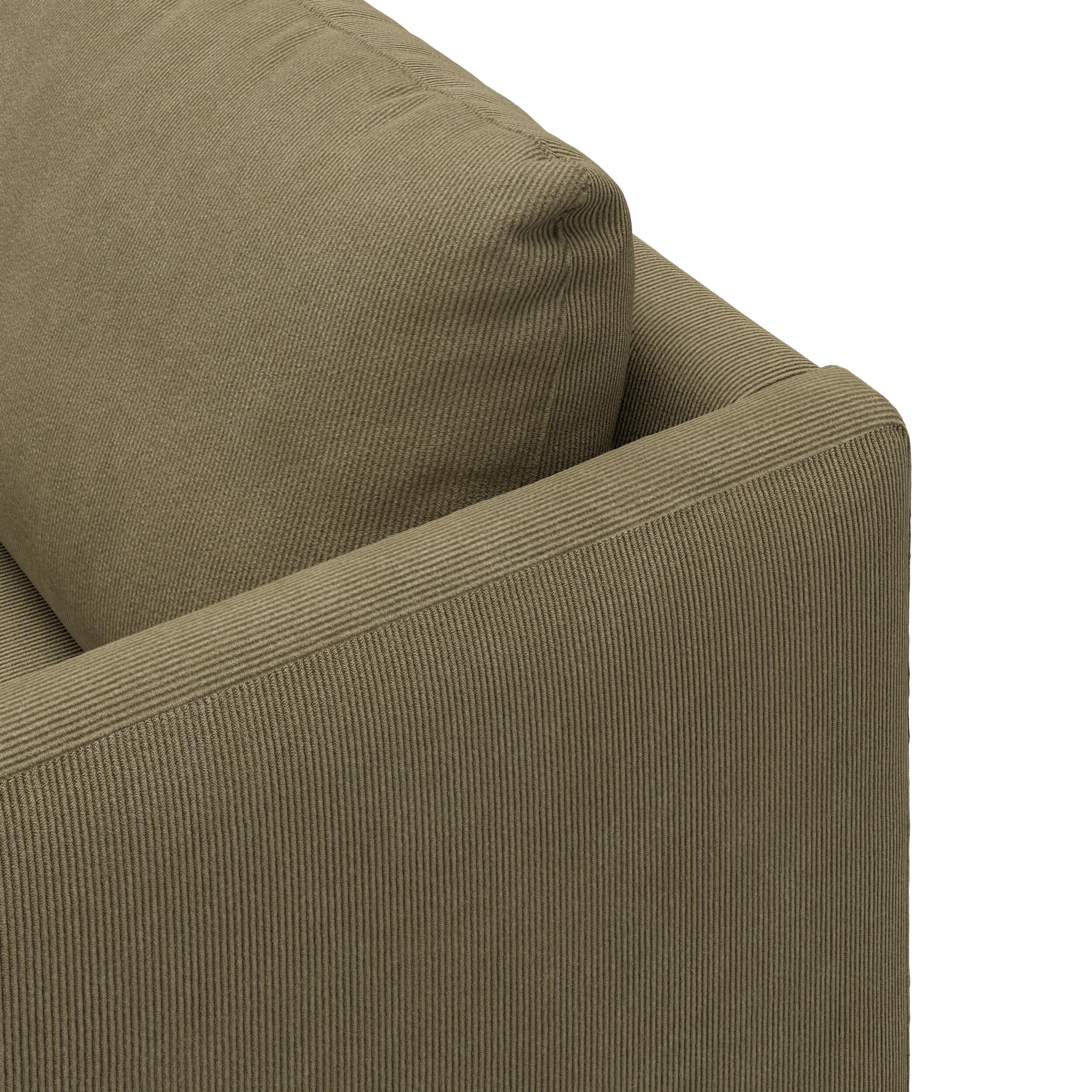 Bjorn venstrevendt sofa med pufafslutning 