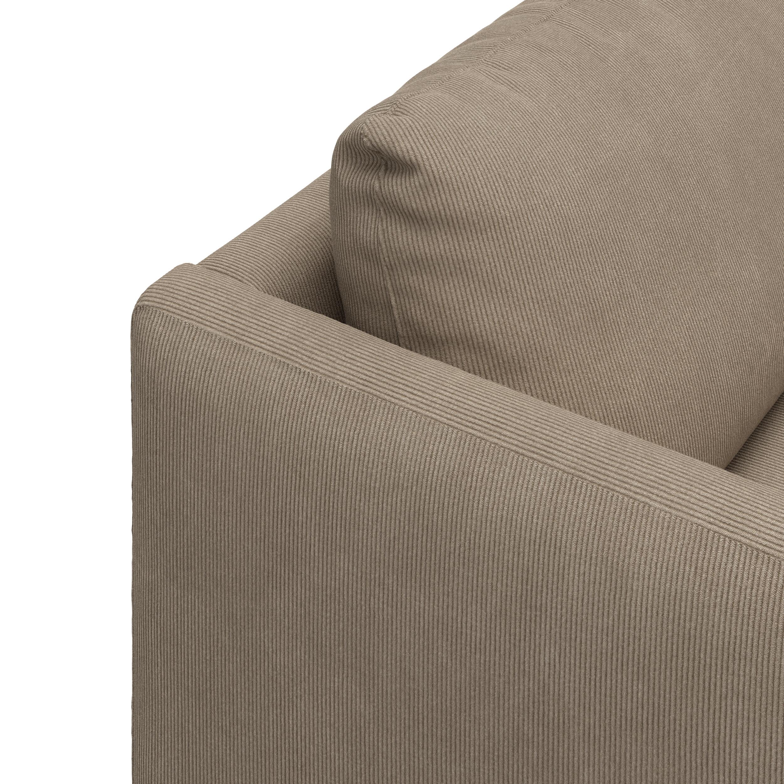 Bjorn højrevendt sofa med pufafslutning 