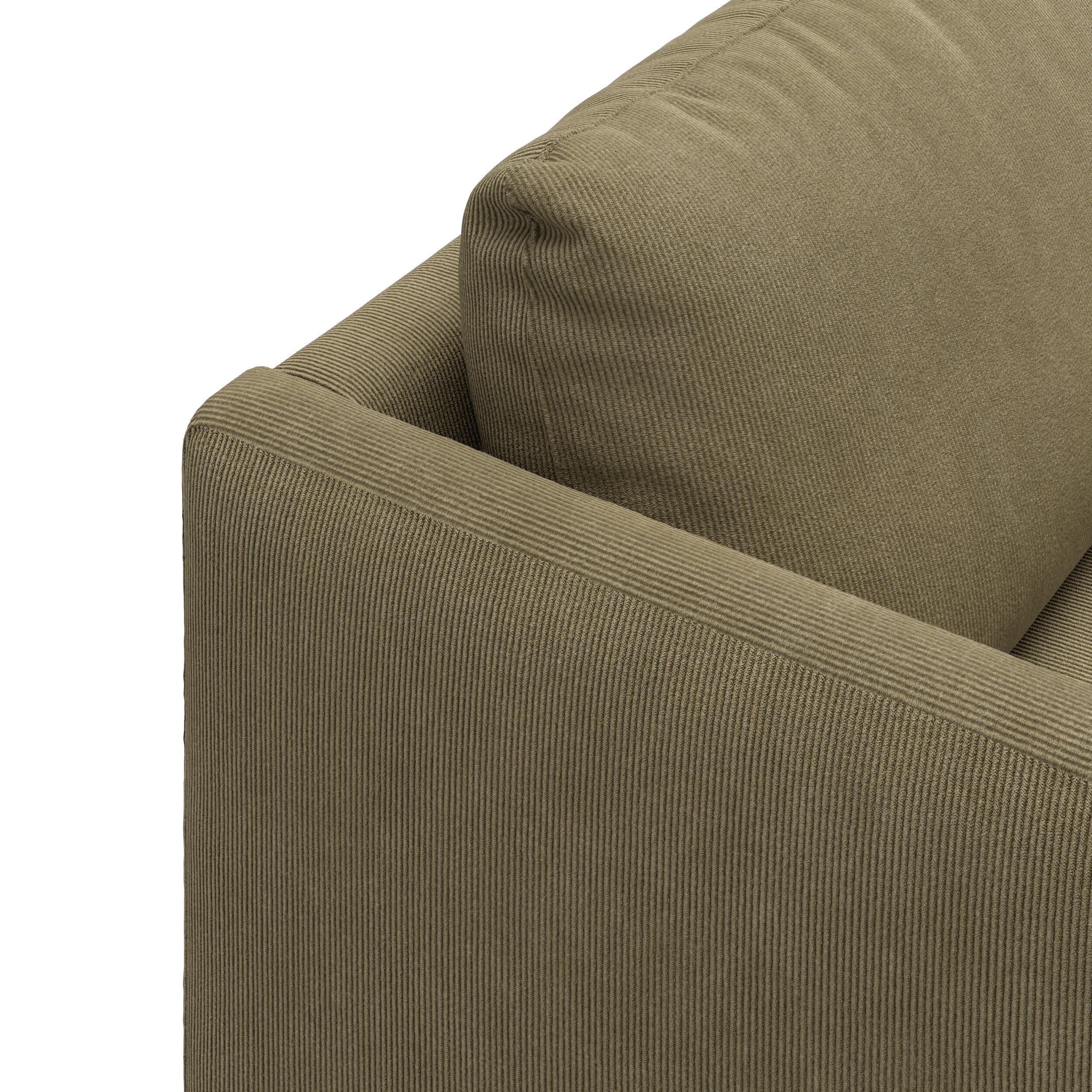 Bjorn højrevendt sofa med pufafslutning 