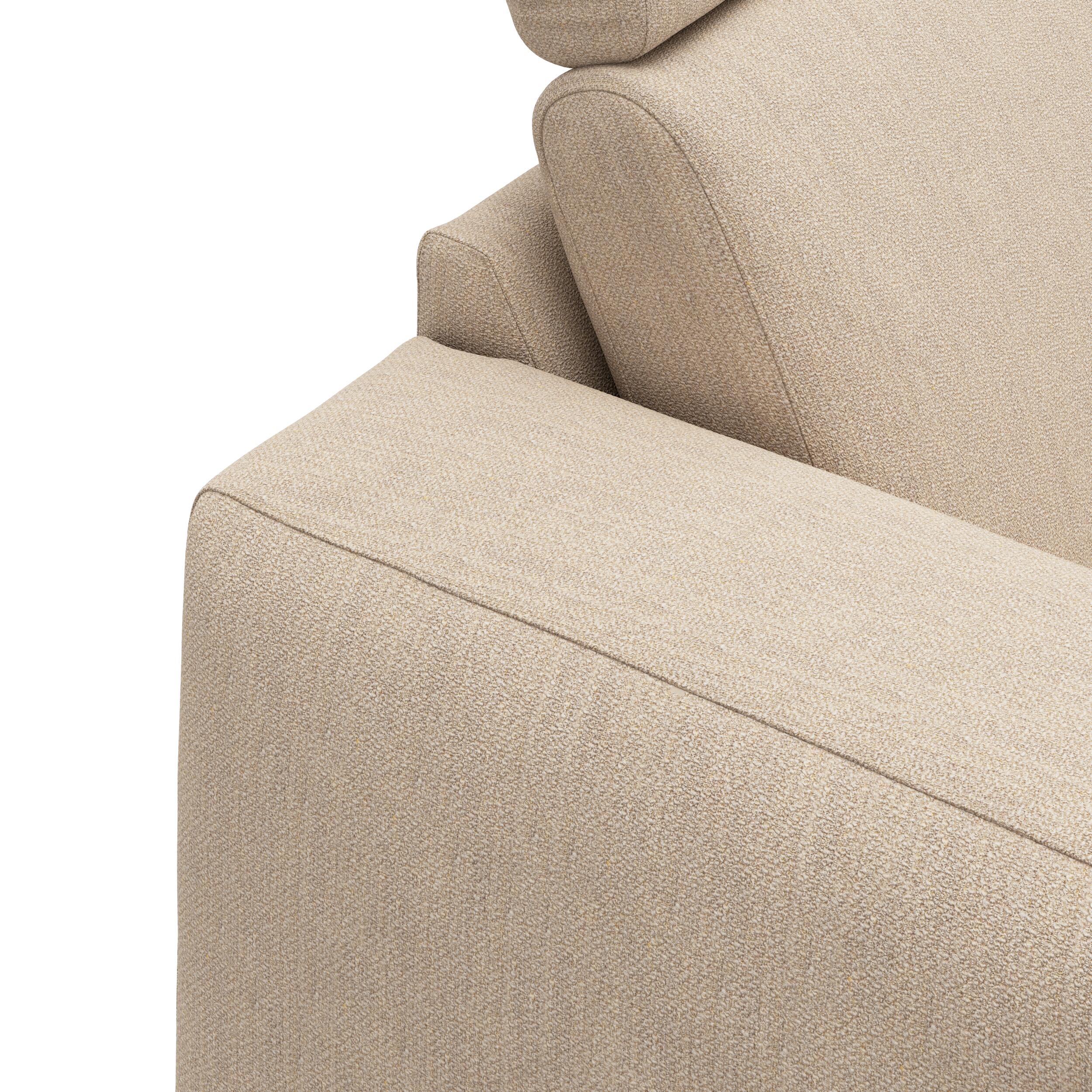 Remus højrevendt sofa med pufafslutning 