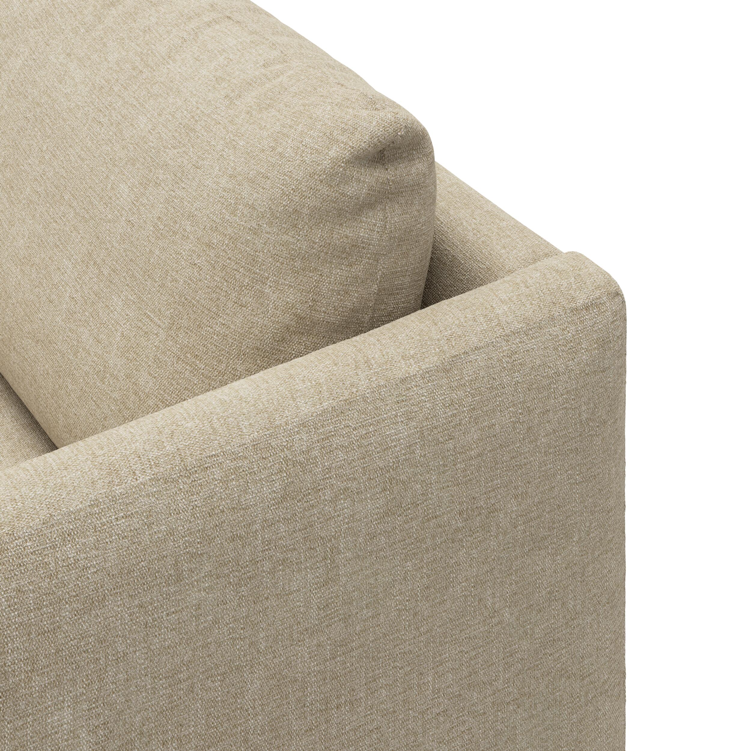 Bjorn venstrevendt sofa med pufafslutning 
