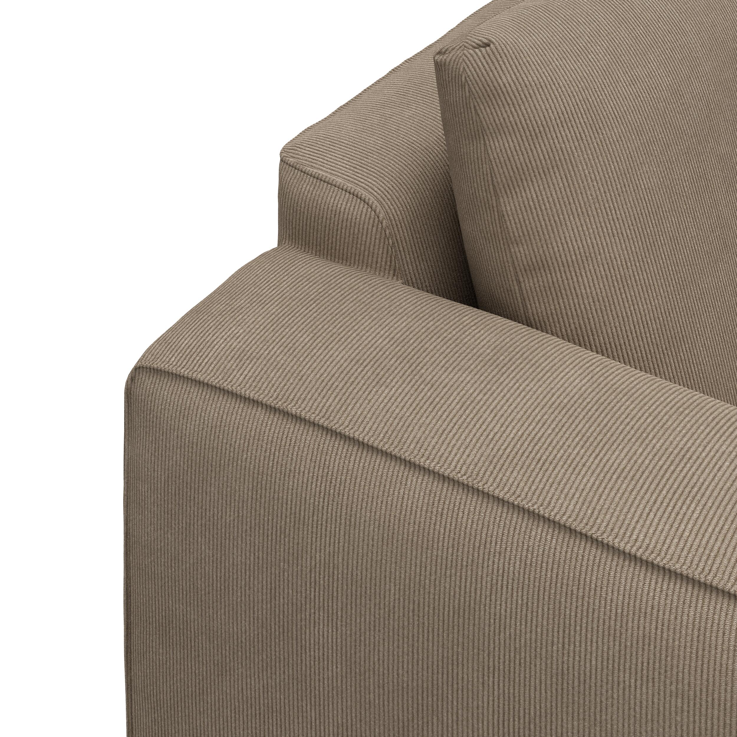 Nyland højrevendt hjørnesofa med pufafslutning 