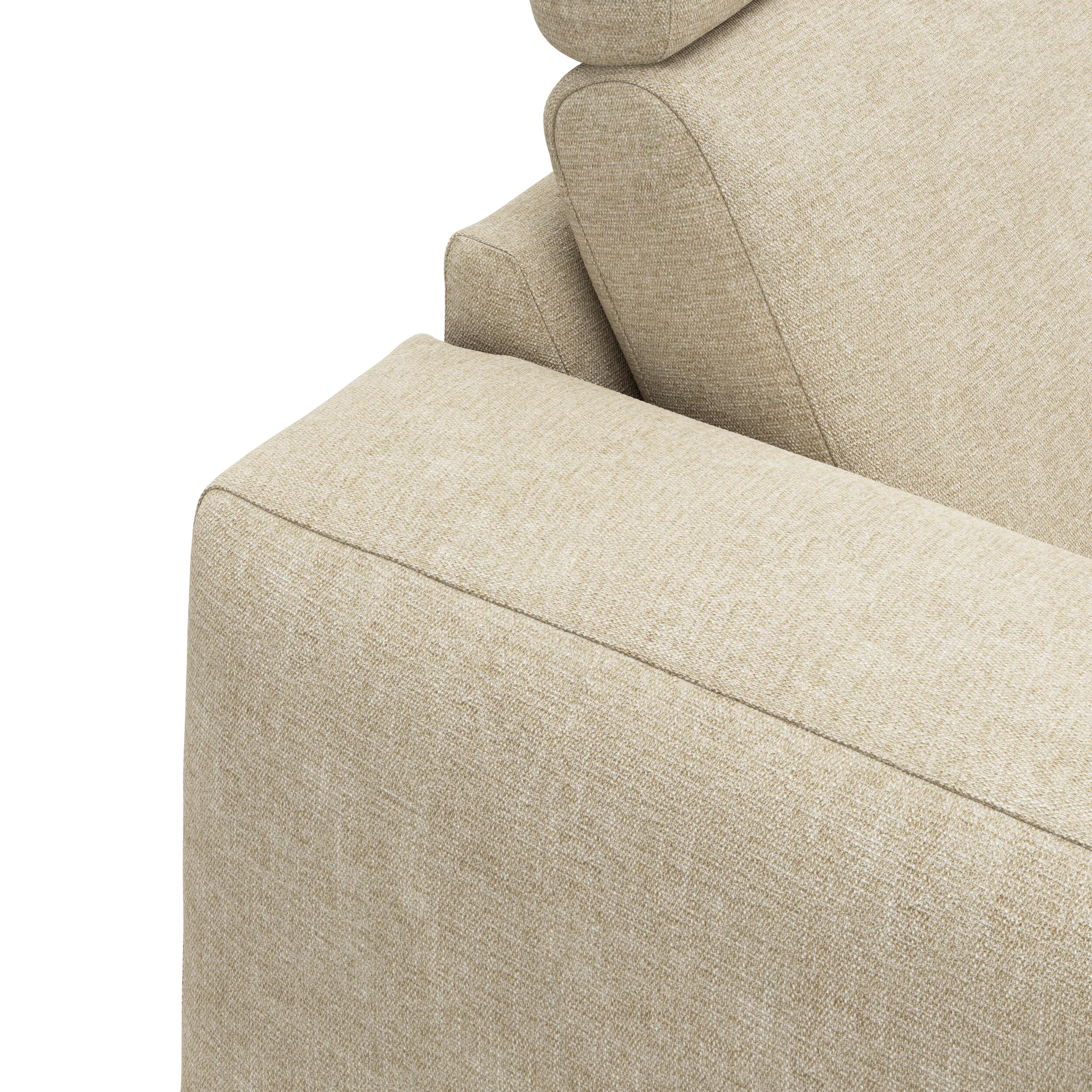 Remus højrevendt sofa med pufafslutning 
