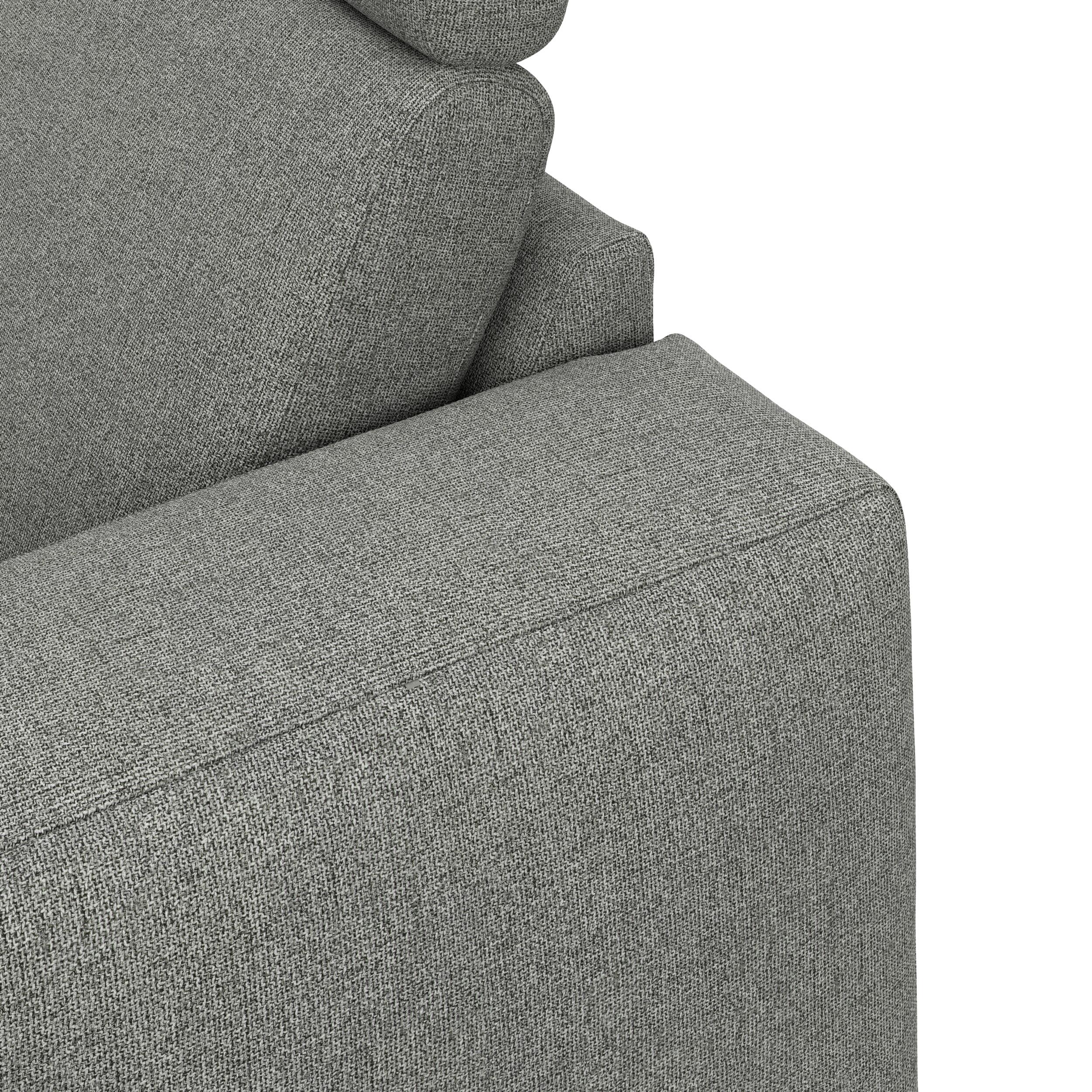 Remus venstrevendt sofa med pufafslutning 