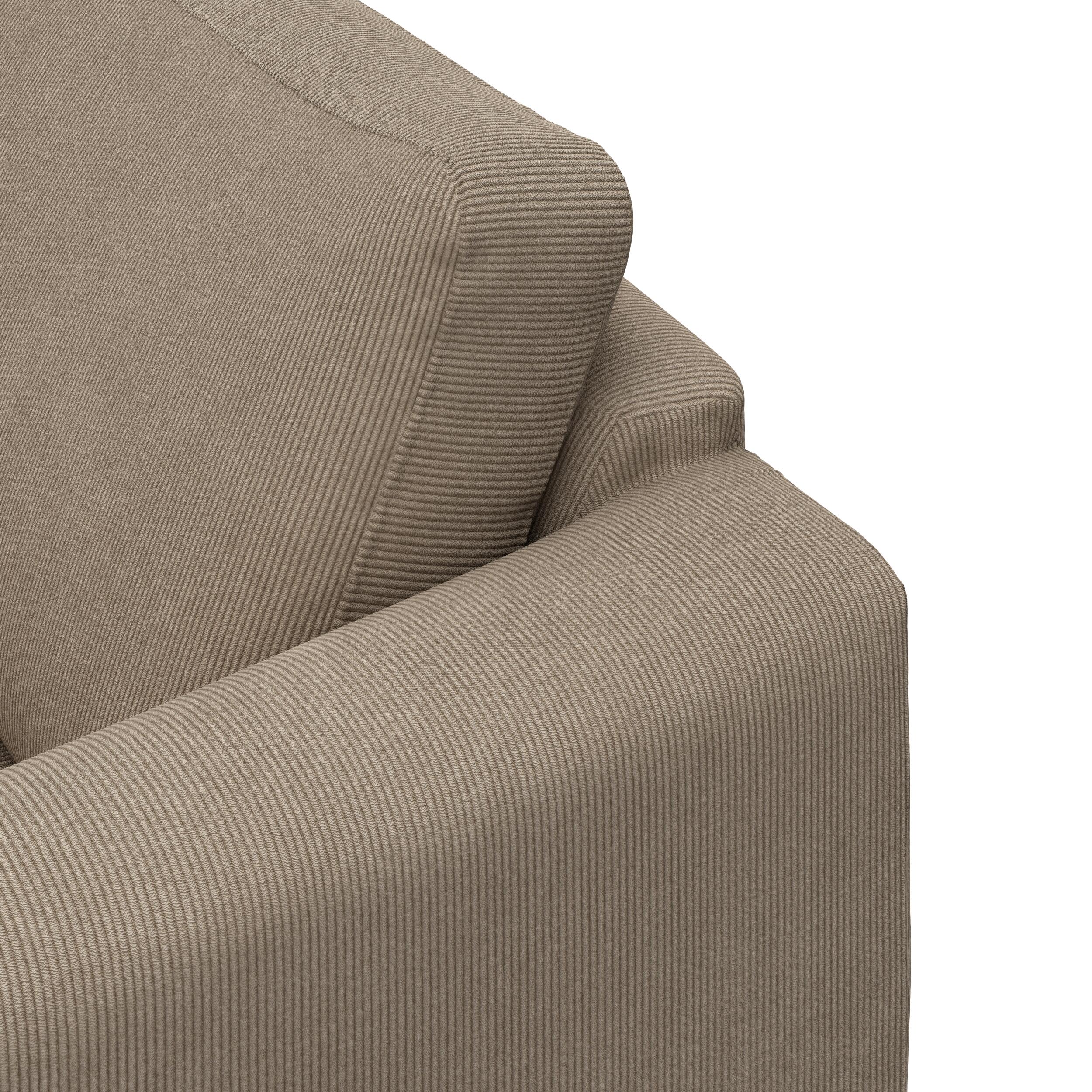 cleveland venstrevendt sofa med pufafslutning 
