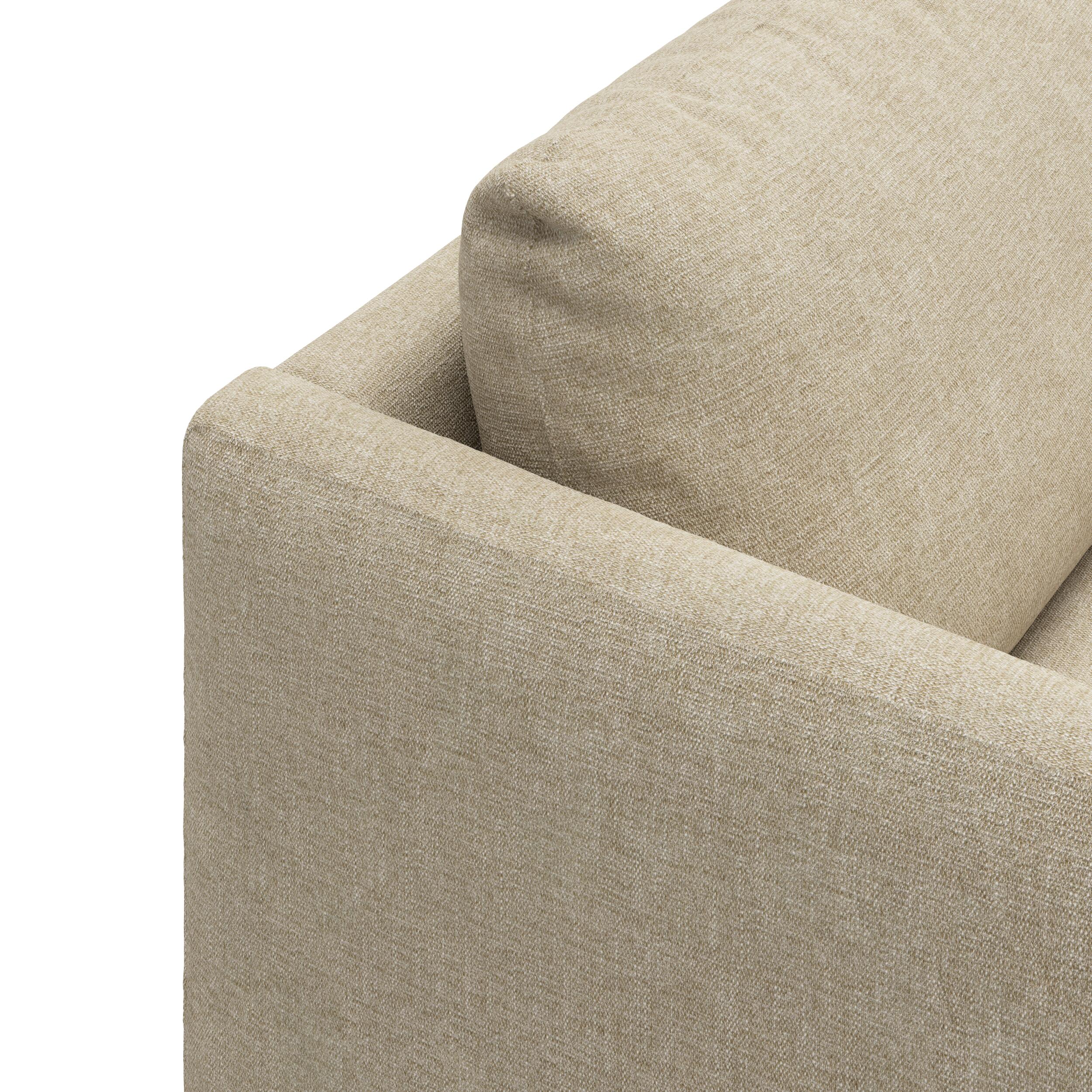 Bjorn højrevendt sofa med pufafslutning 