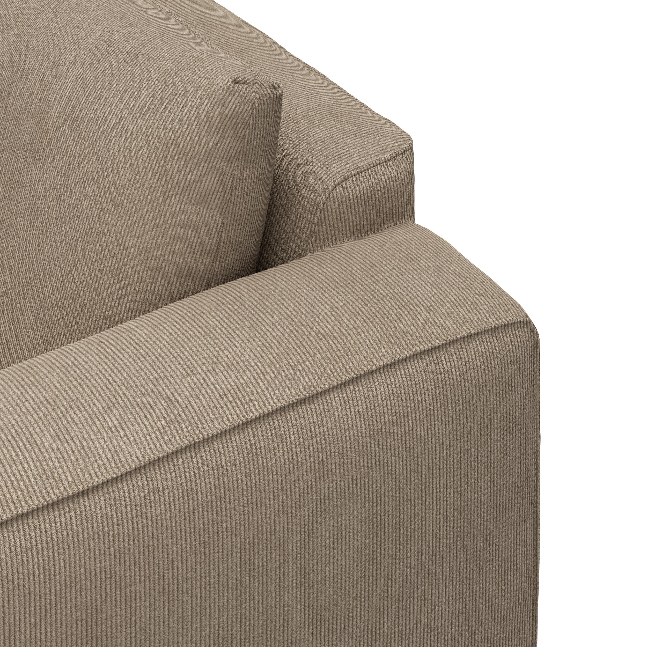 Nyland venstrevendt hjørnesofa med pufafslutning 