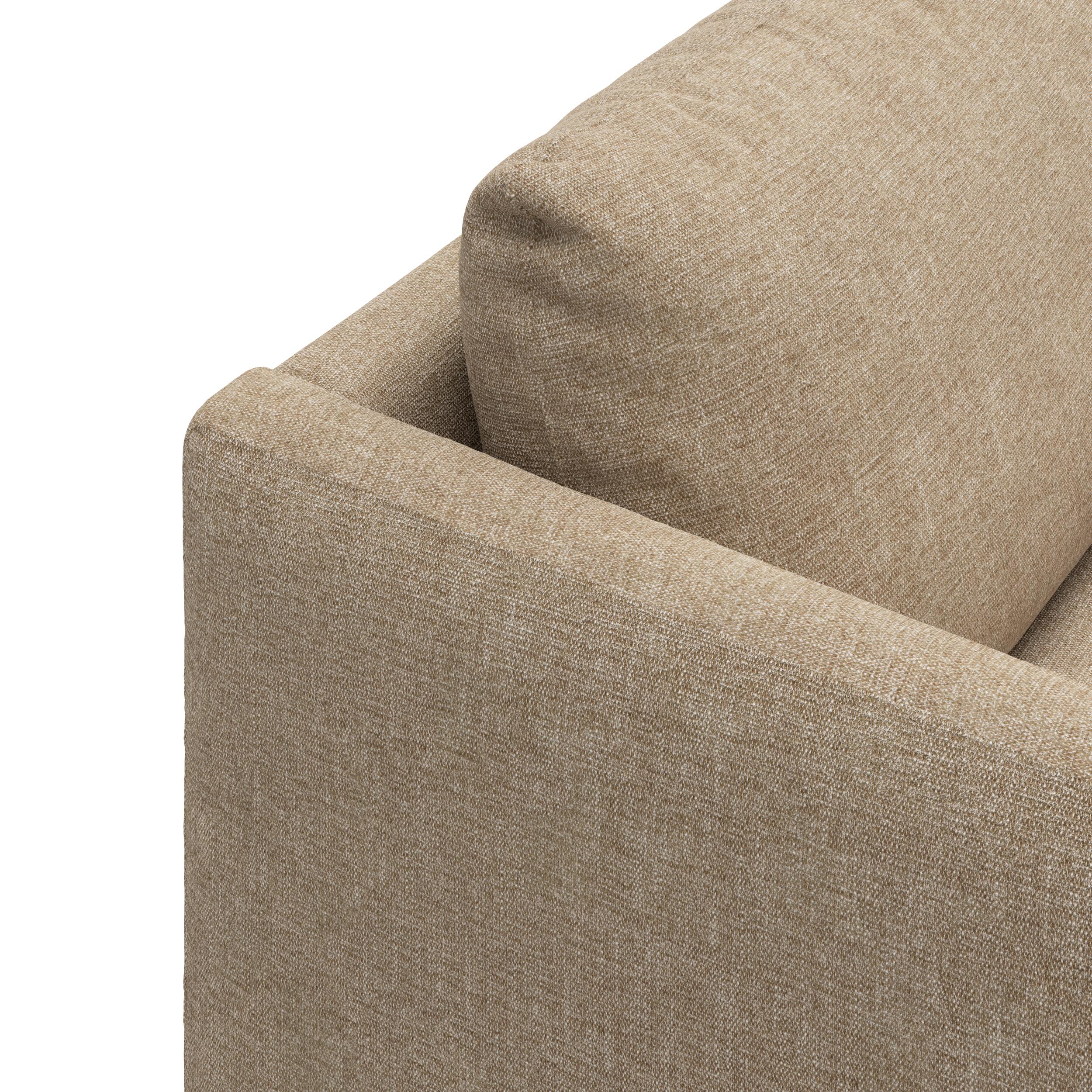 Bjorn højrevendt sofa med pufafslutning 