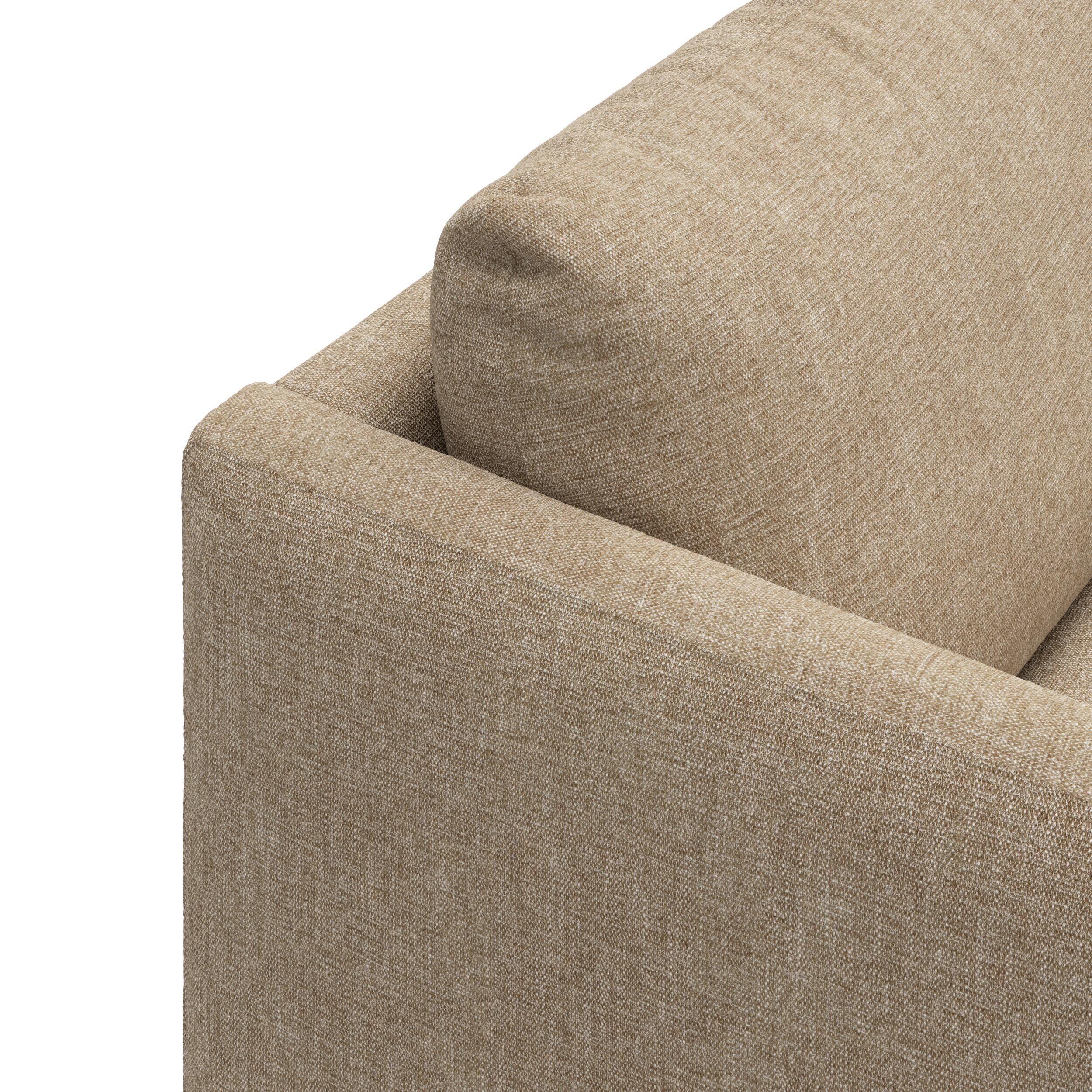 Bjorn højrevendt sofa med pufafslutning 