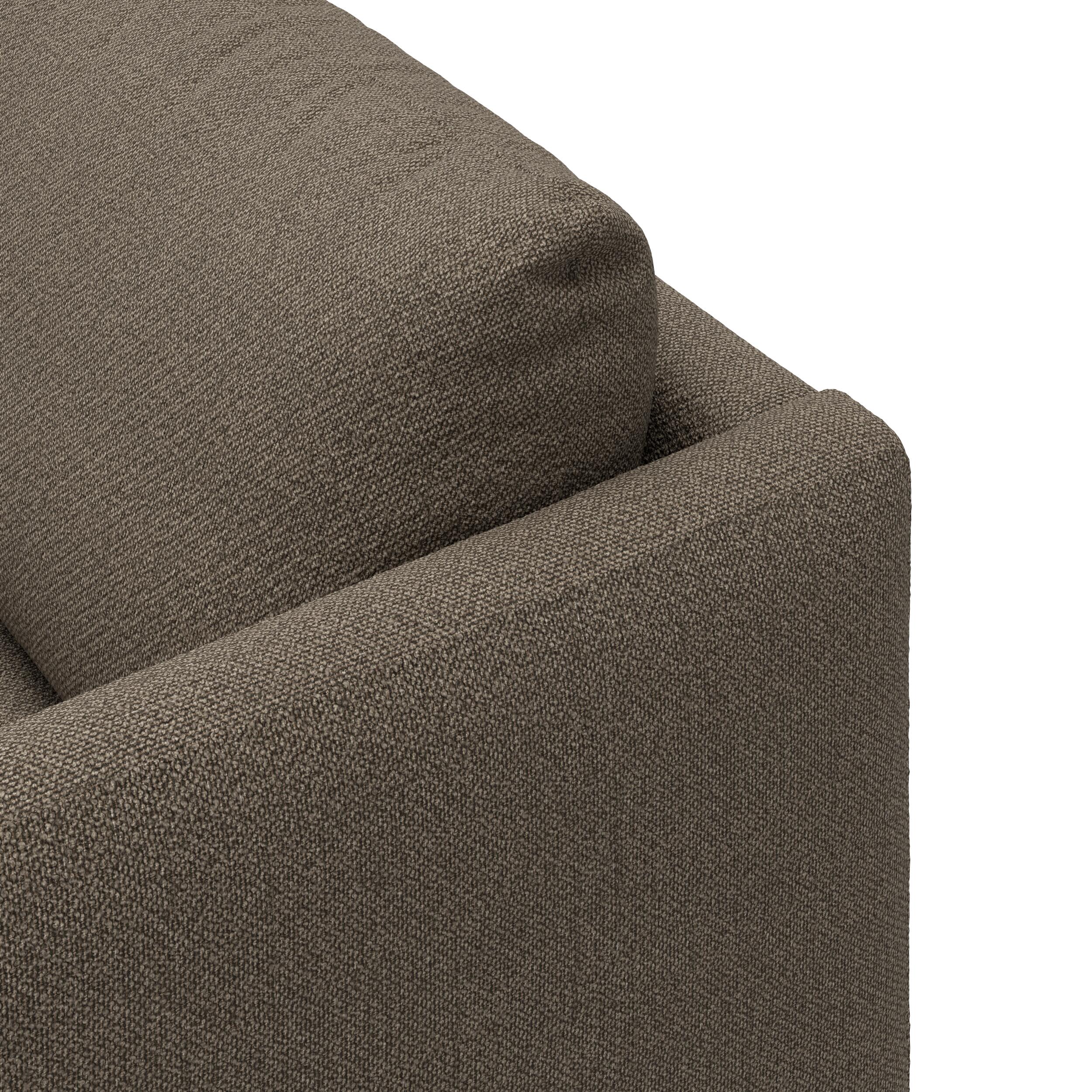 Bjorn venstrevendt sofa med pufafslutning 