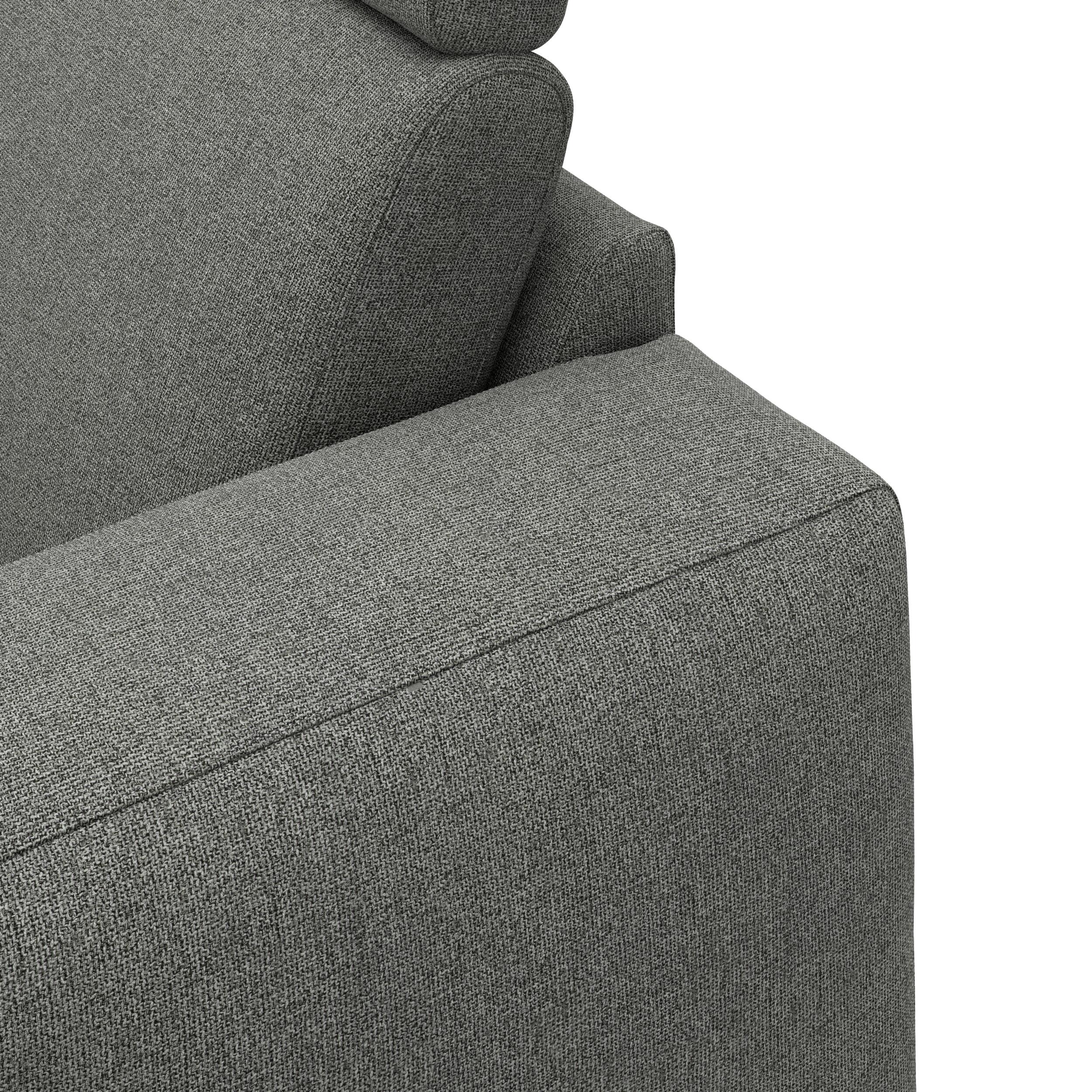 Remus venstrevendt sofa med pufafslutning 