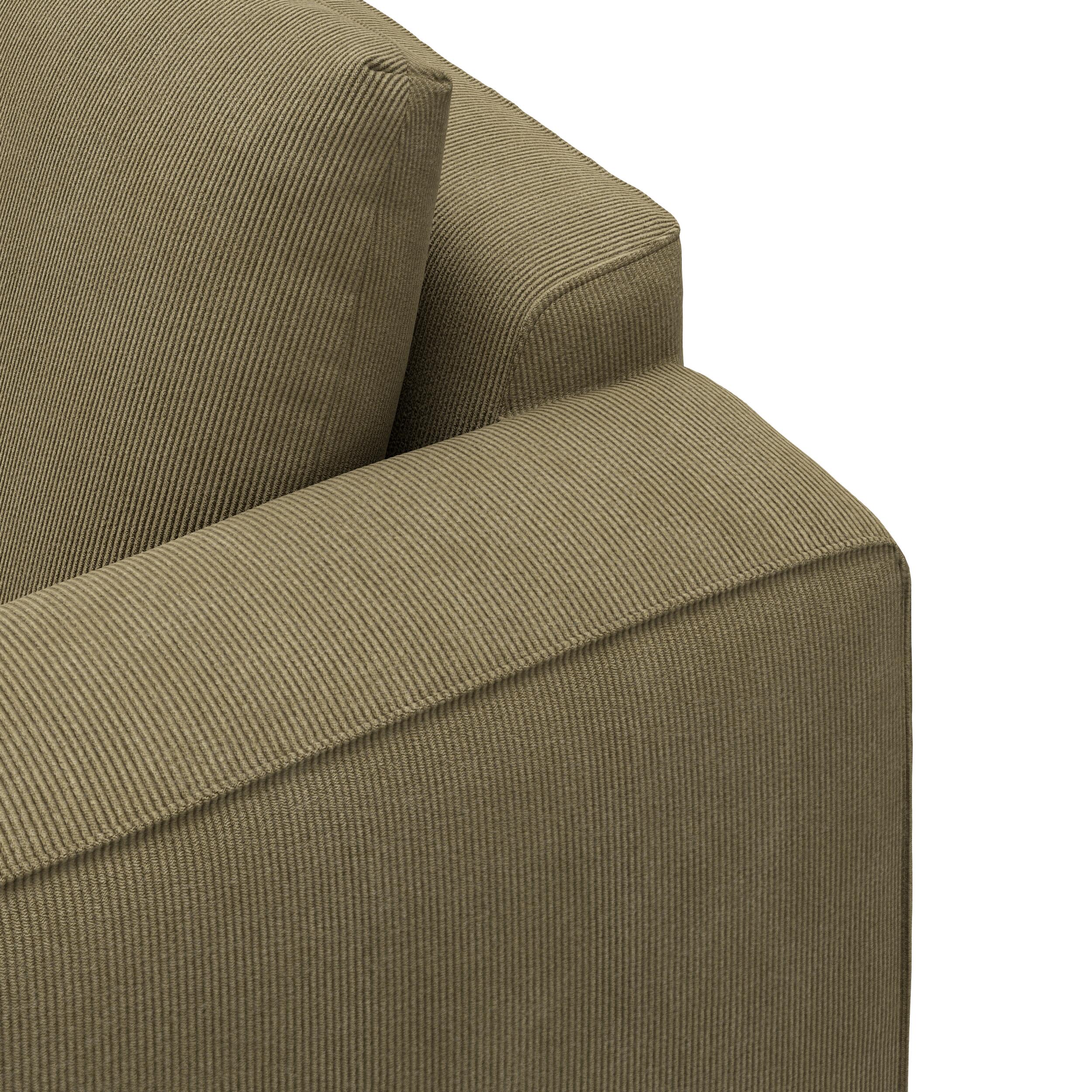 Nyland venstrevendt hjørnesofa med pufafslutning 