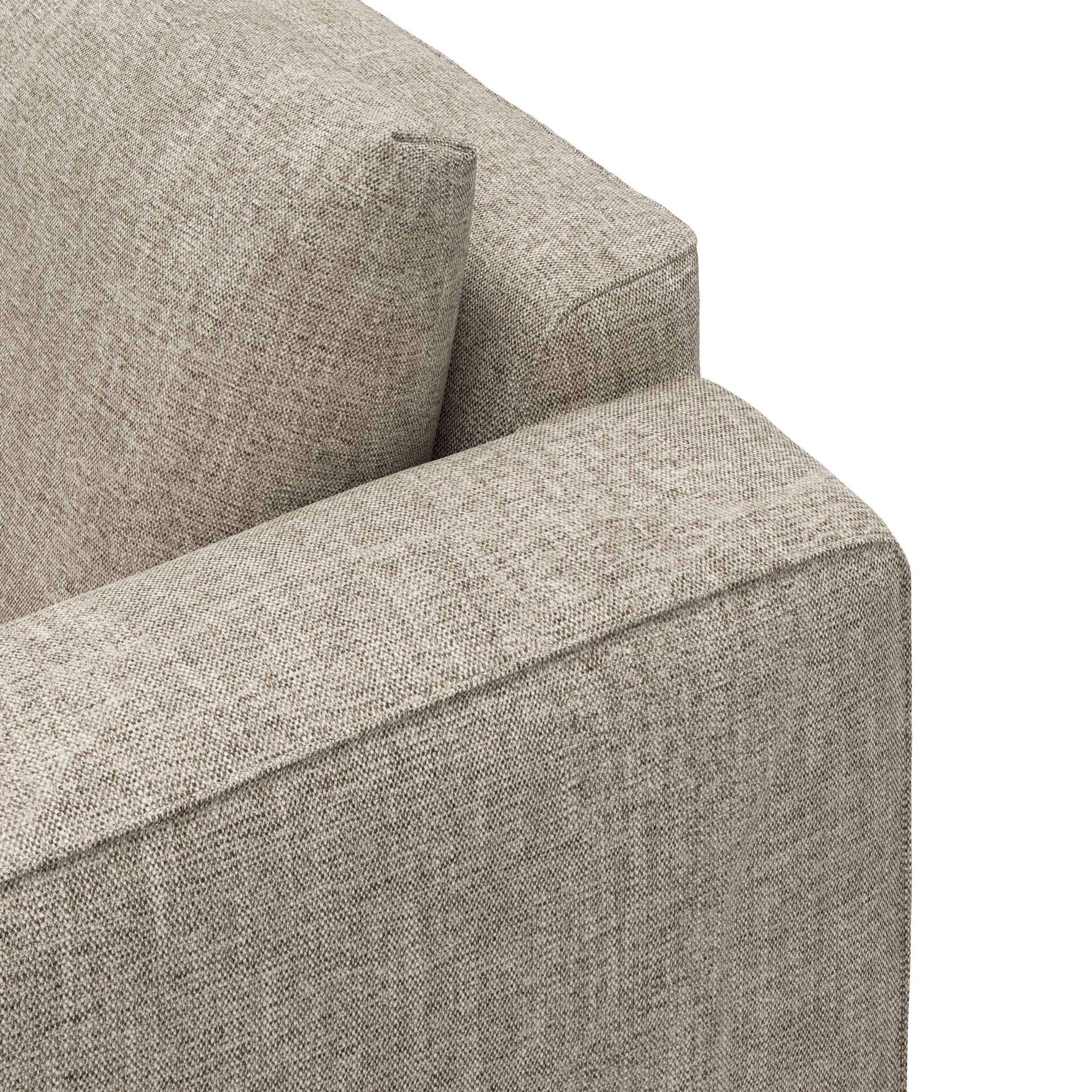 Nyland venstrevendt hjørnesofa med pufafslutning 