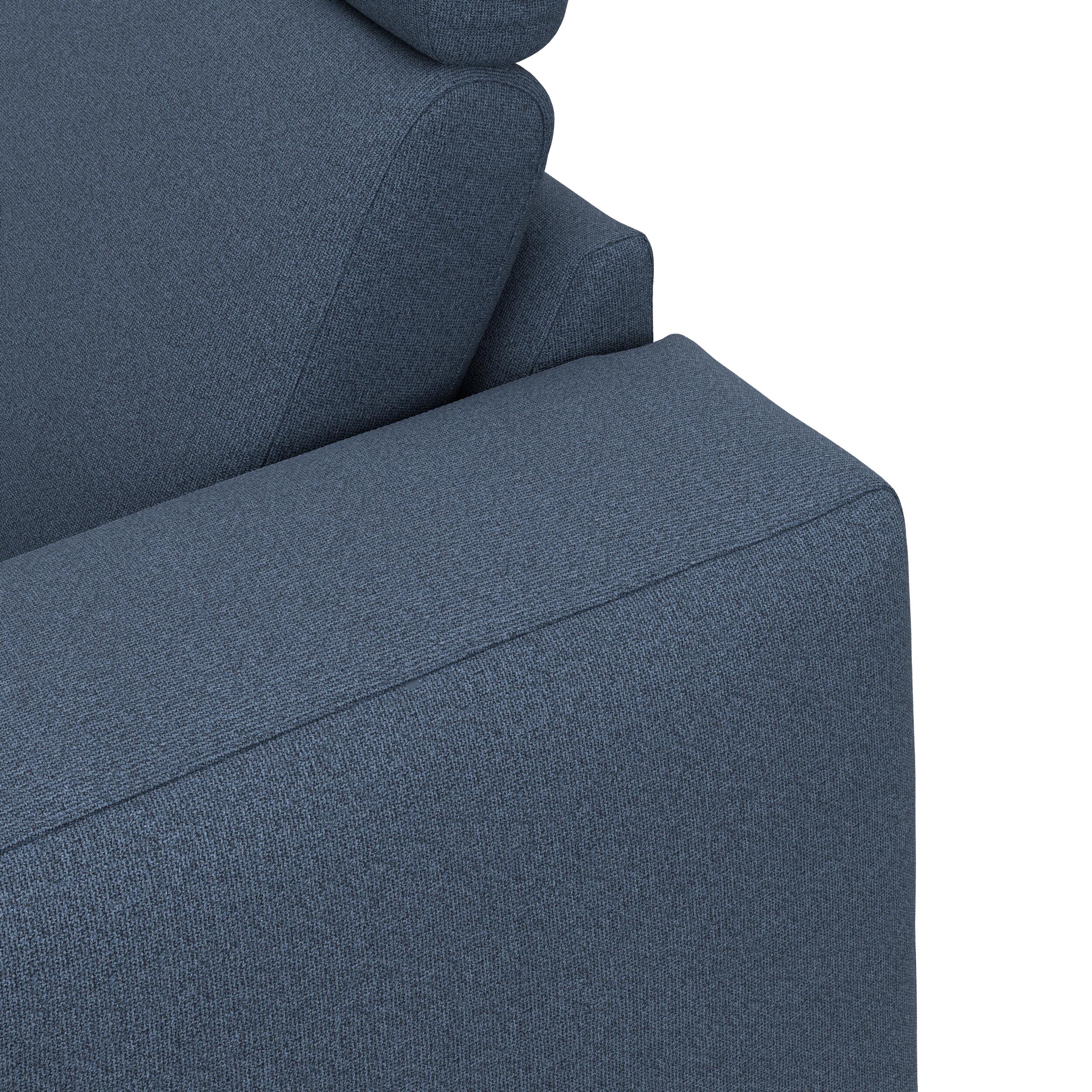 Remus venstrevendt sofa med pufafslutning 