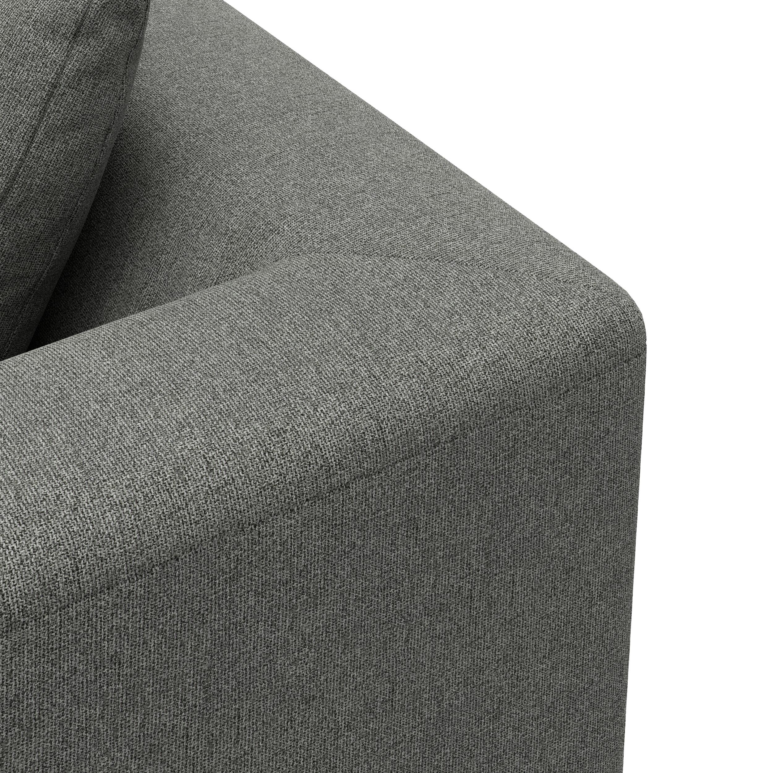 Solaro venstrevendt hjørnesofa med pufafslutning 