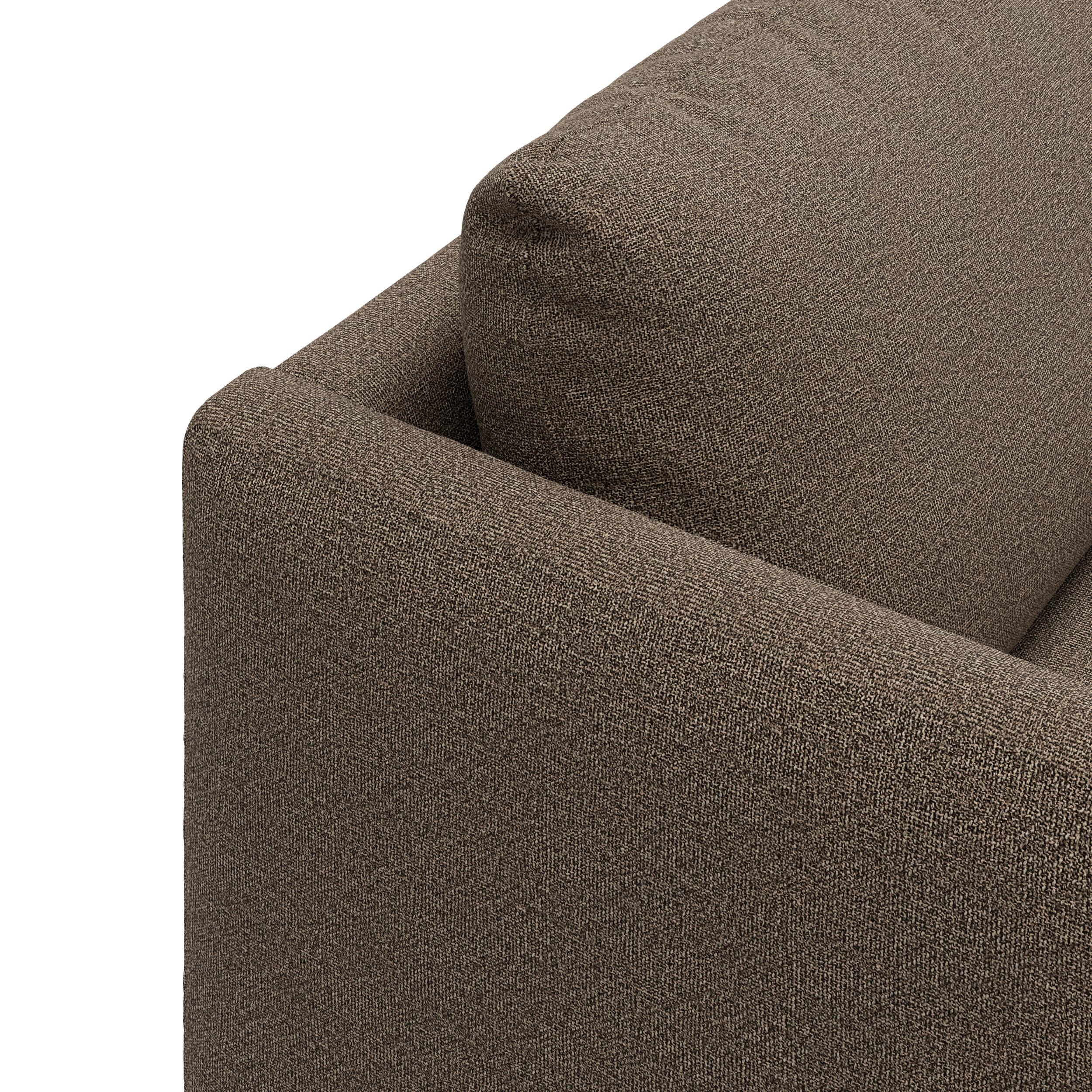 Bjorn højrevendt sofa med pufafslutning 