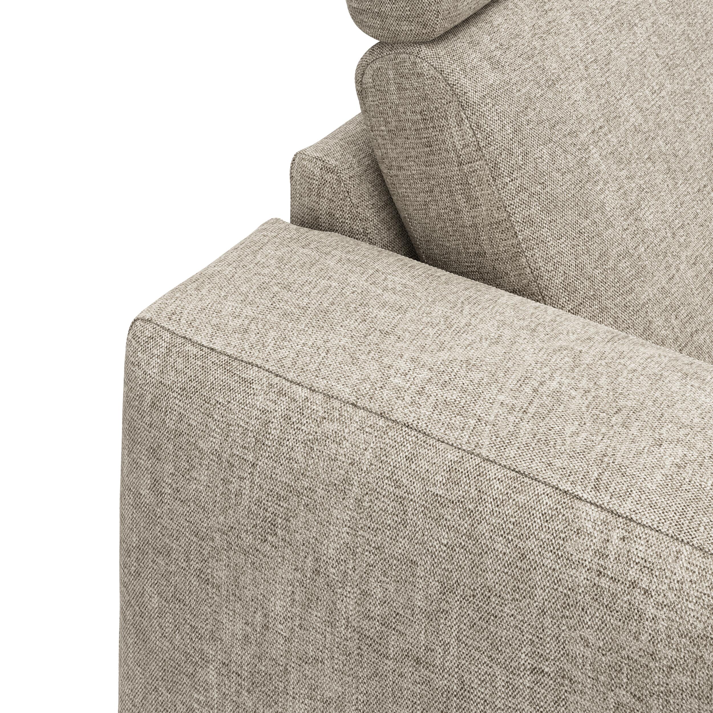 Remus højrevendt sofa med pufafslutning 