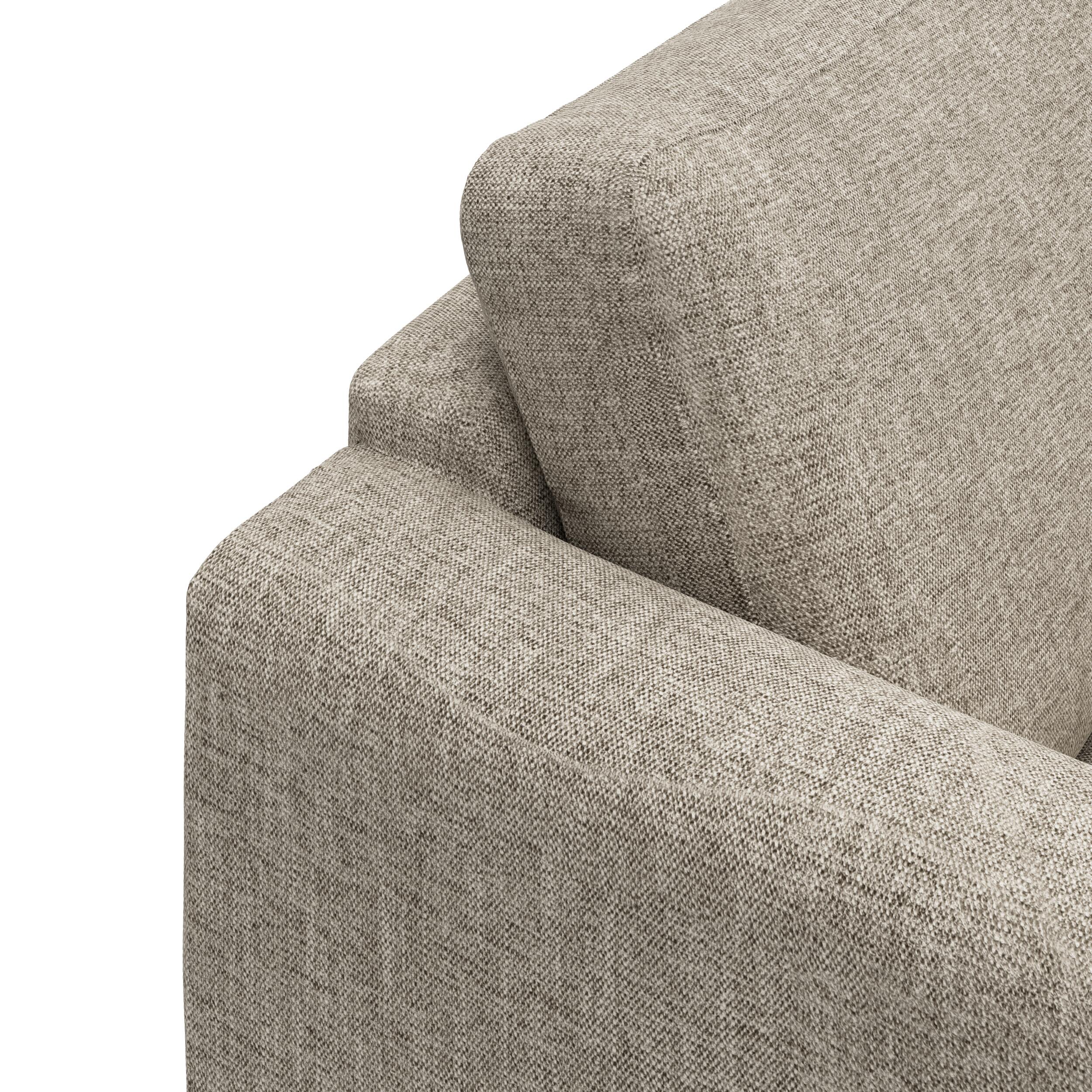 Cleveland højrevendt sofa med pufafslutning 