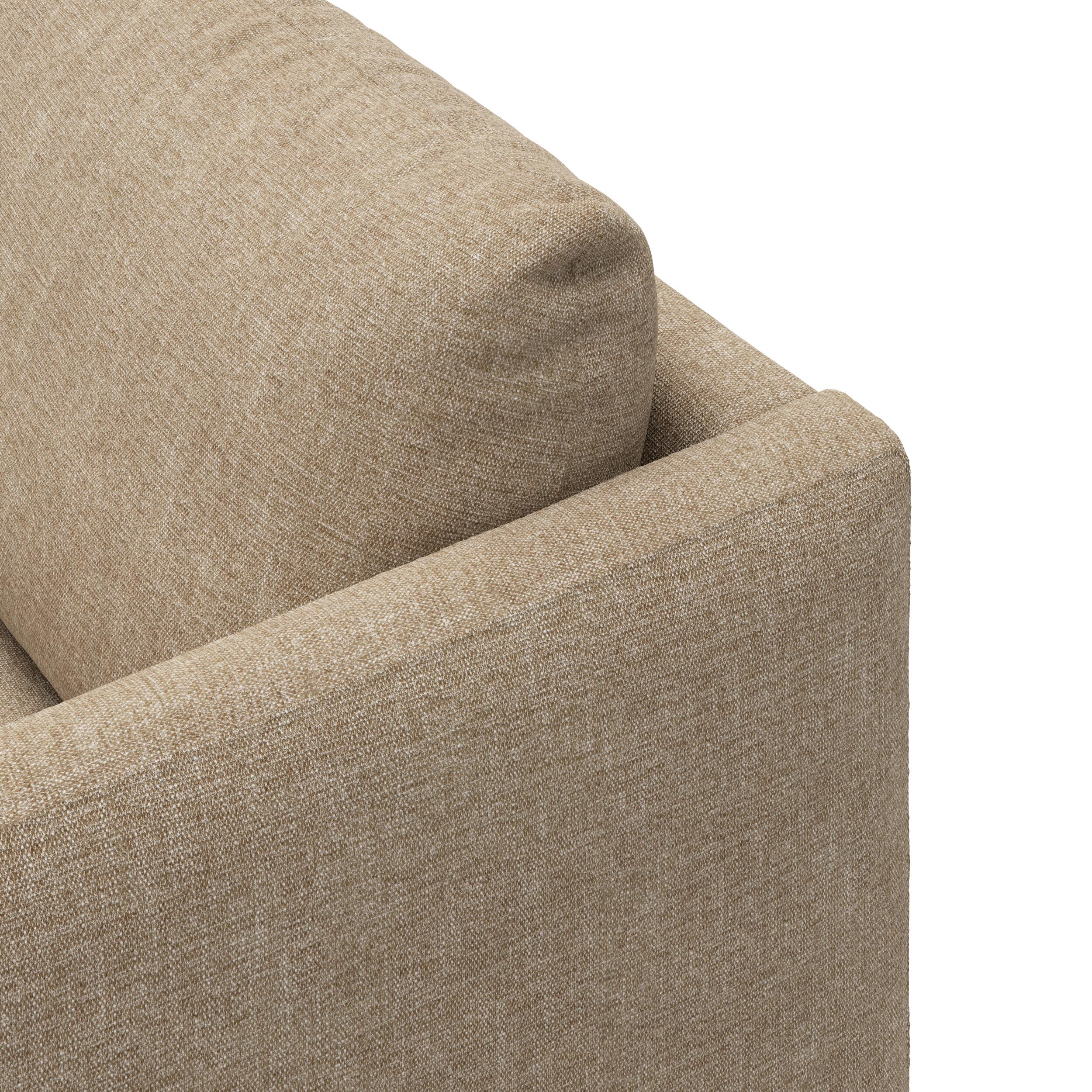 Bjorn venstrevendt sofa med pufafslutning 