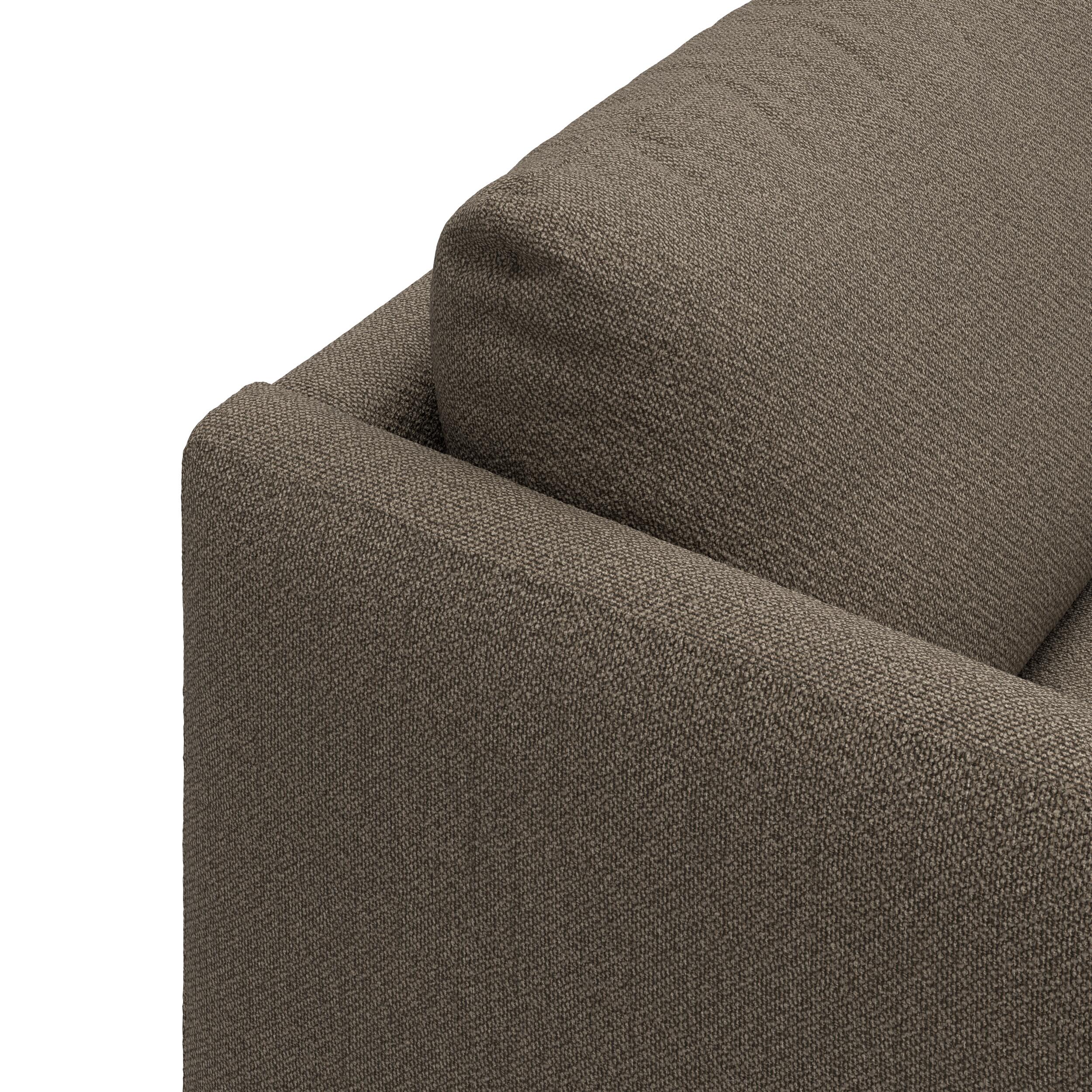 Bjorn højrevendt sofa med pufafslutning 