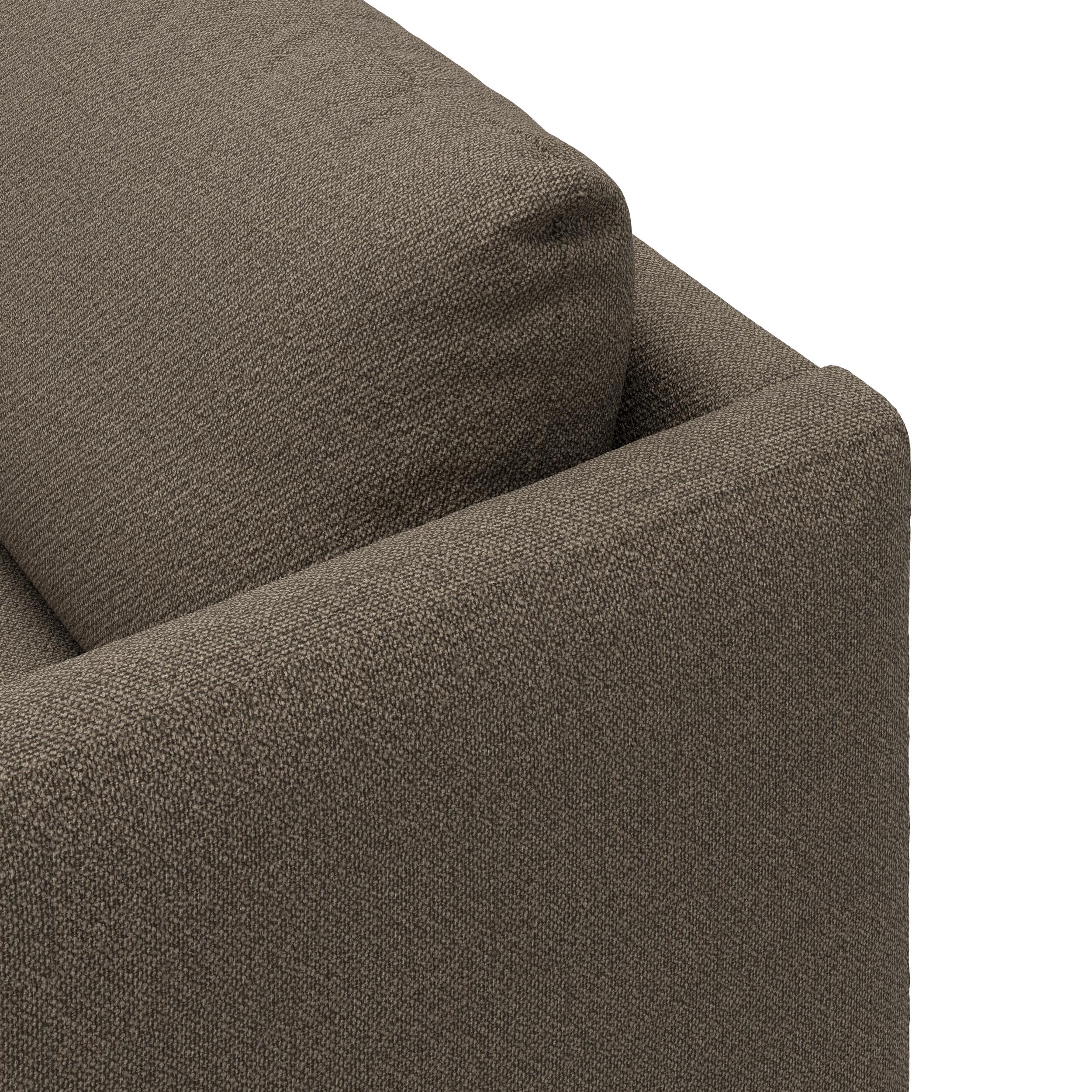 Bjorn venstrevendt sofa med pufafslutning 