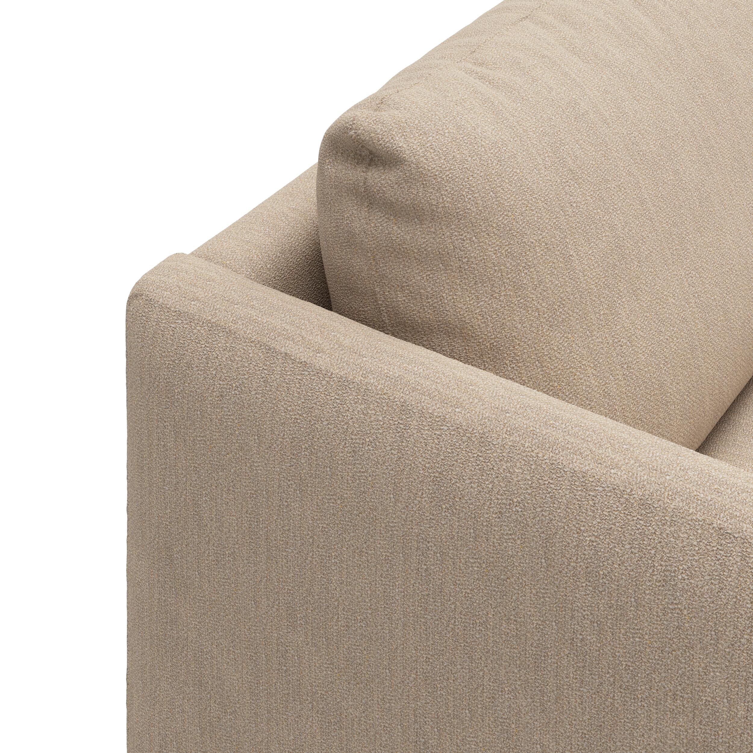 Bjorn højrevendt sofa med pufafslutning 