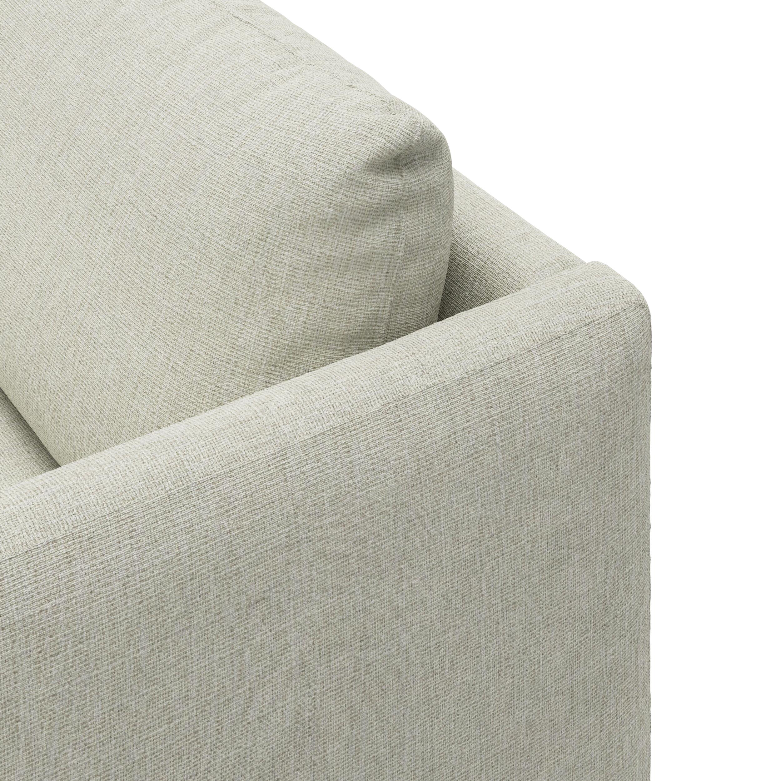 Bjorn venstrevendt sofa med pufafslutning 