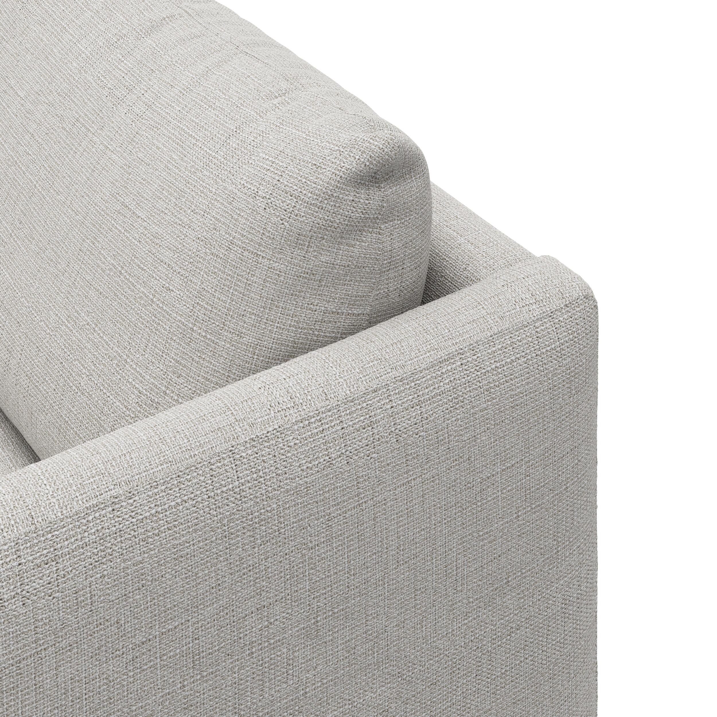 Bjorn venstrevendt sofa med pufafslutning 
