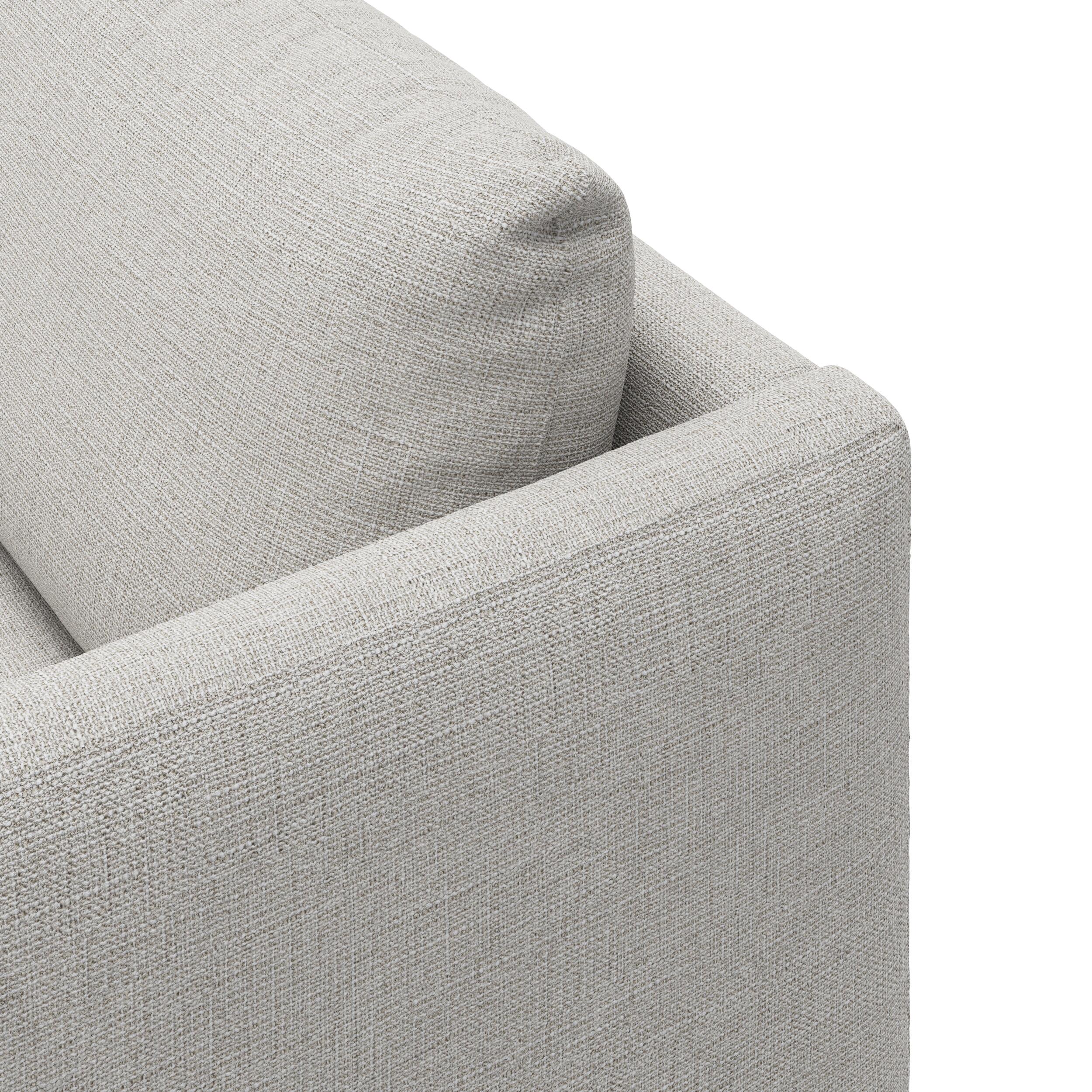 Bjorn venstrevendt sofa med pufafslutning 