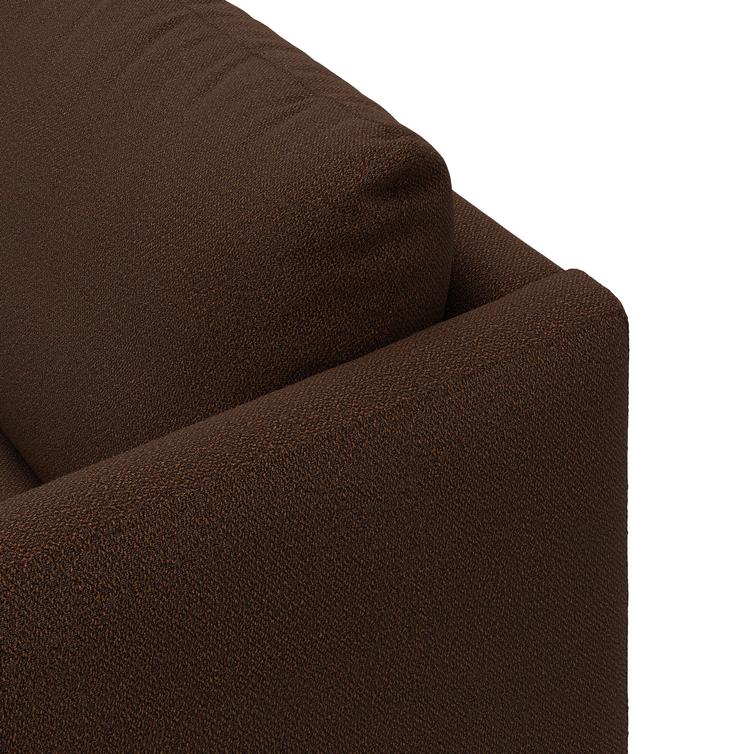 Bjorn venstrevendt sofa med pufafslutning 