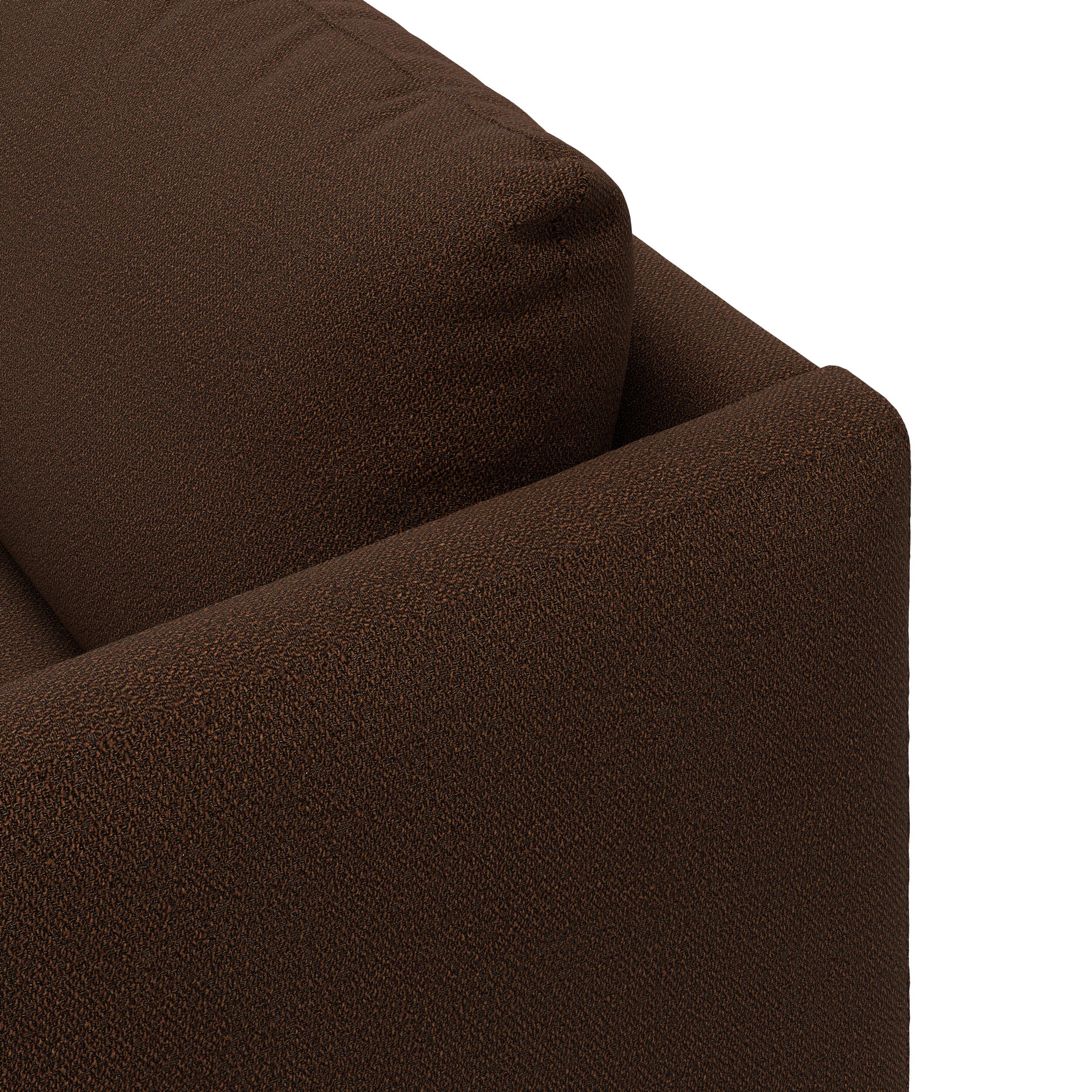Bjorn venstrevendt sofa med pufafslutning 