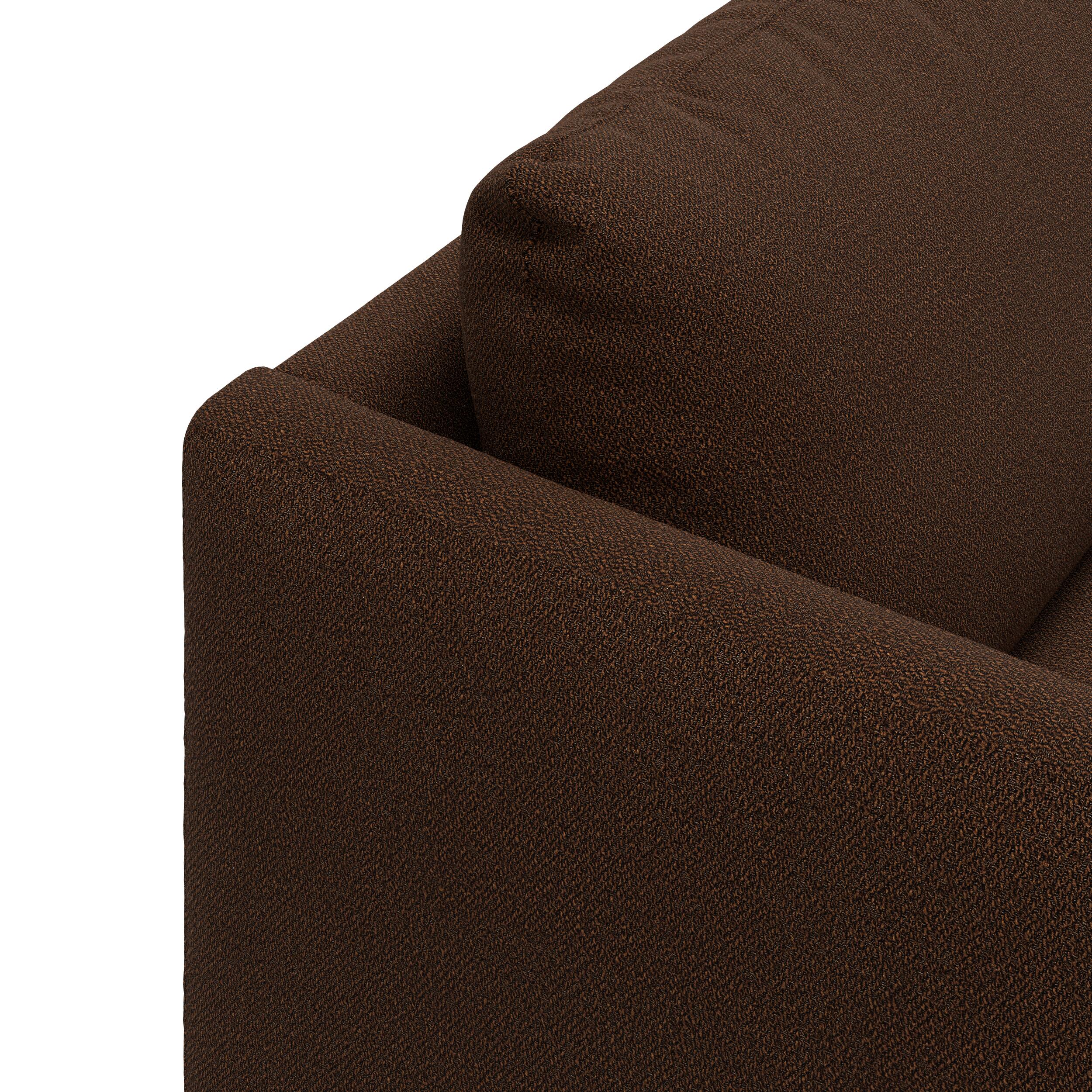 Bjorn højrevendt sofa med pufafslutning 