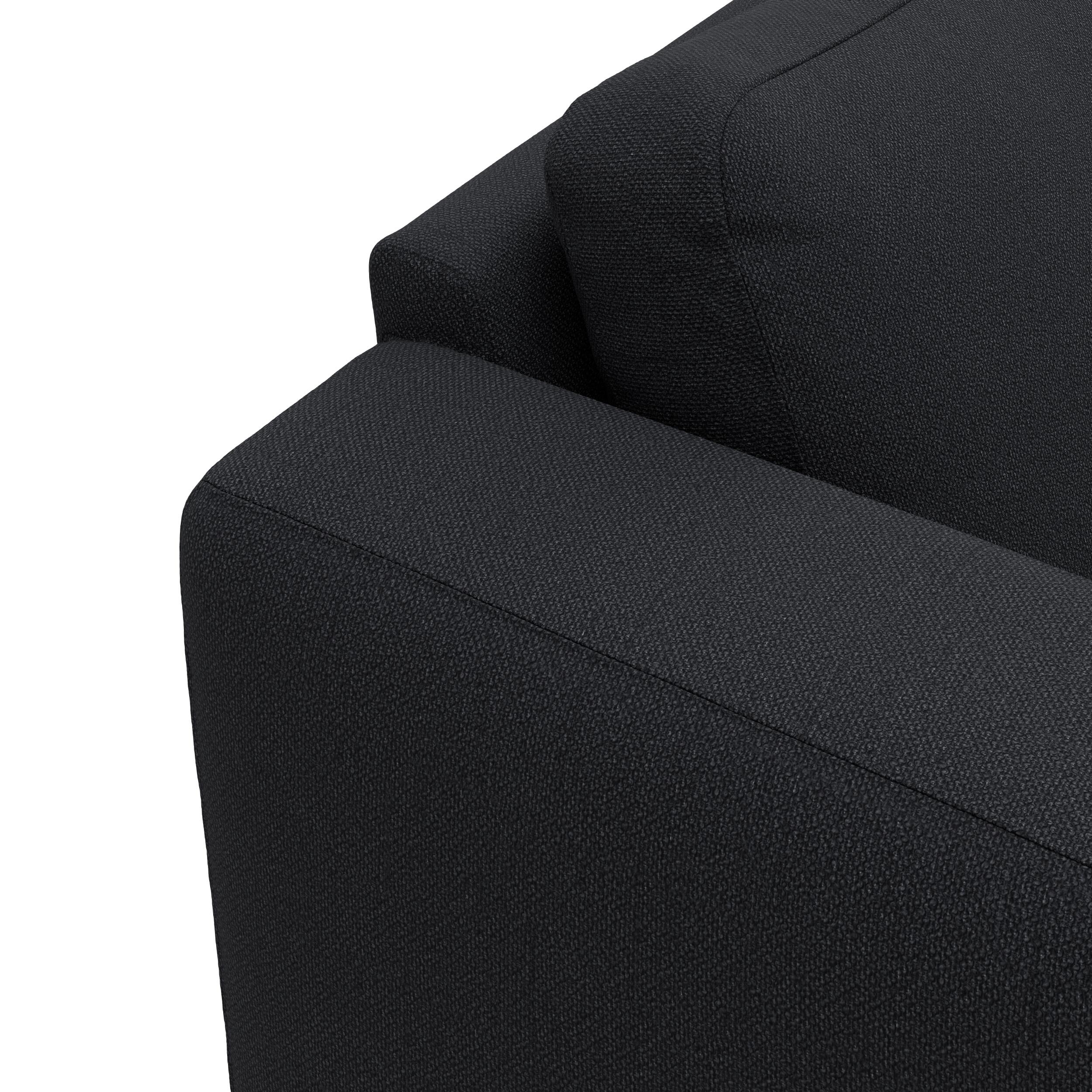 Lean højrevendt sofa med chaiselong 