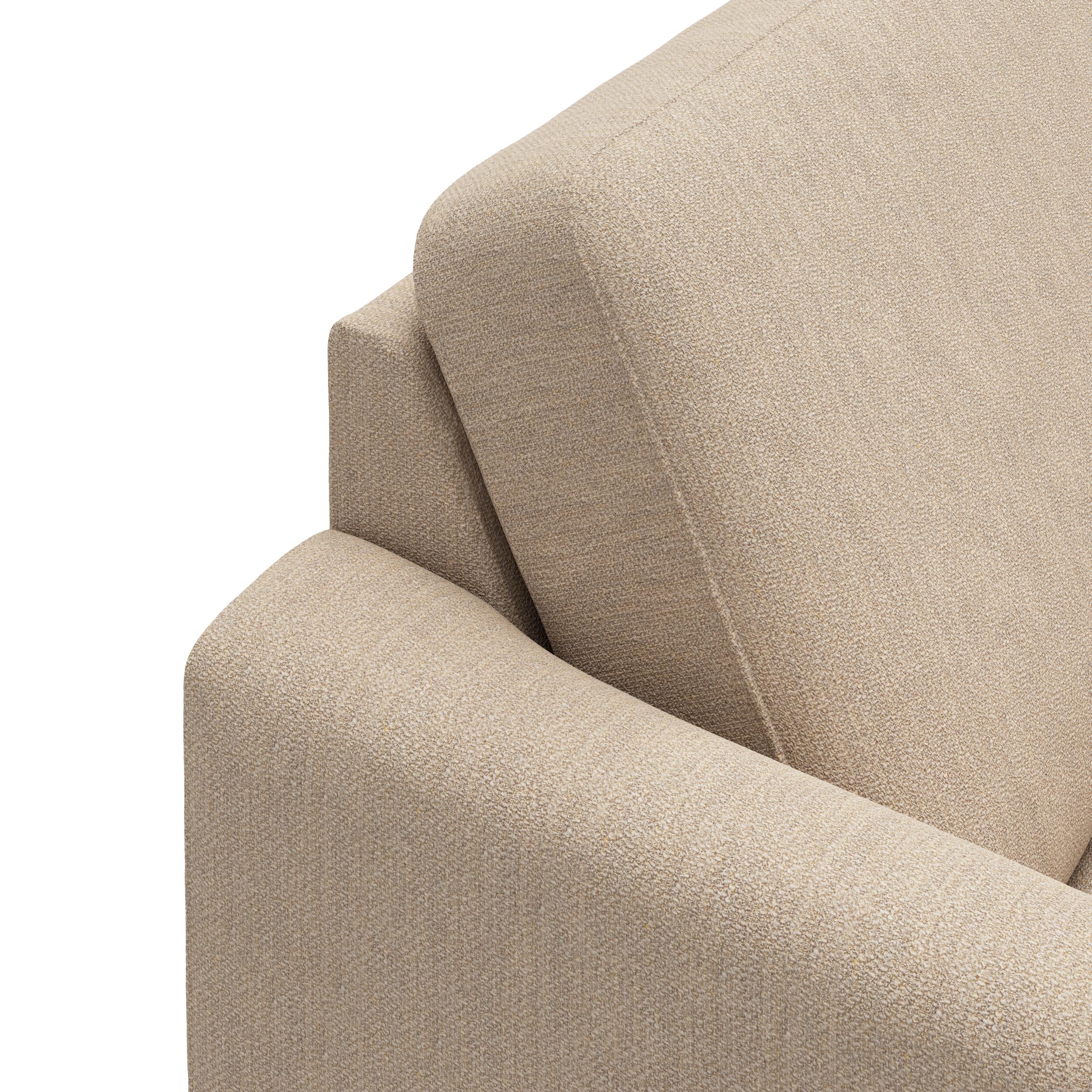 Linea højrevendt hjørnesofa med pufafslutning 