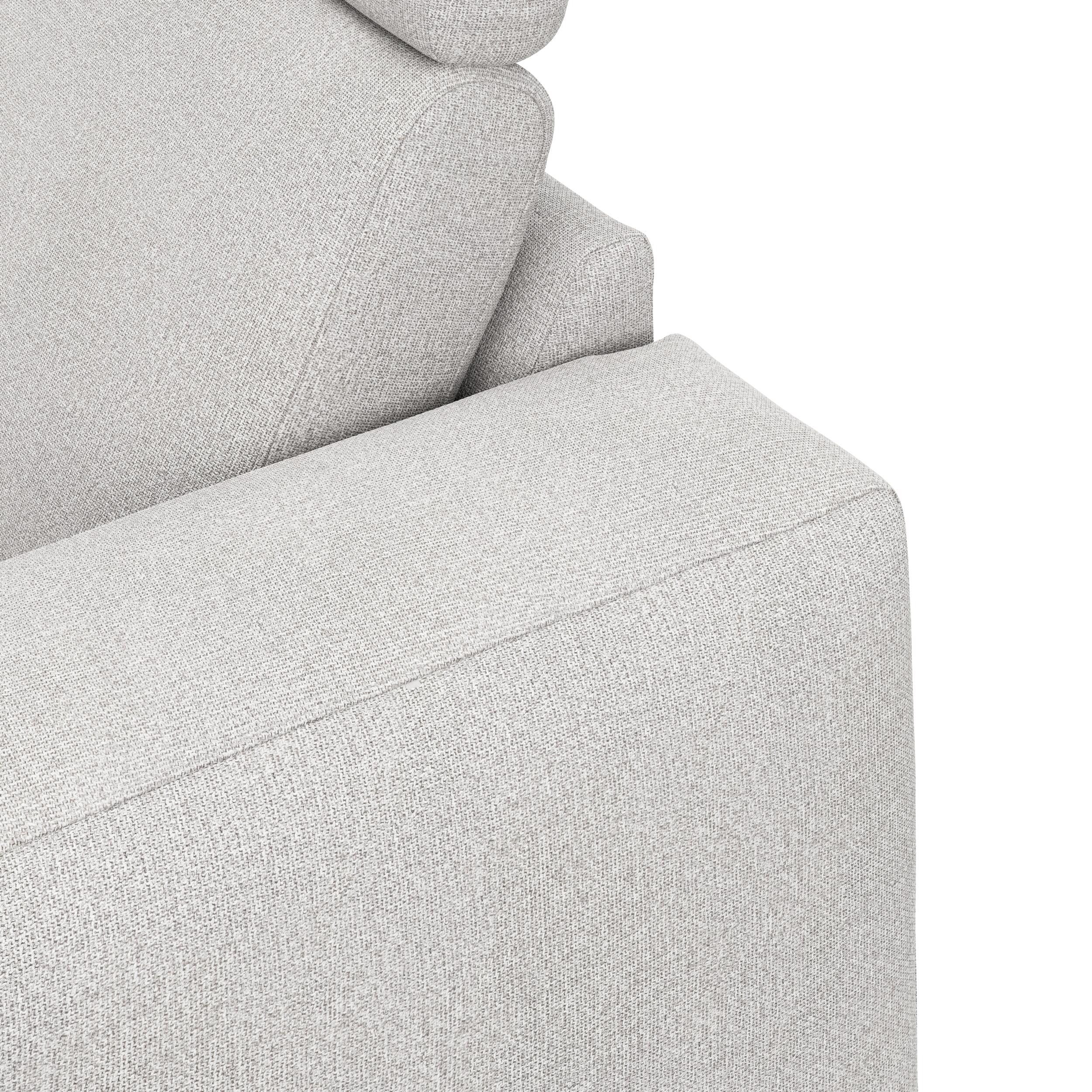 Remus venstrevendt sofa med pufafslutning 