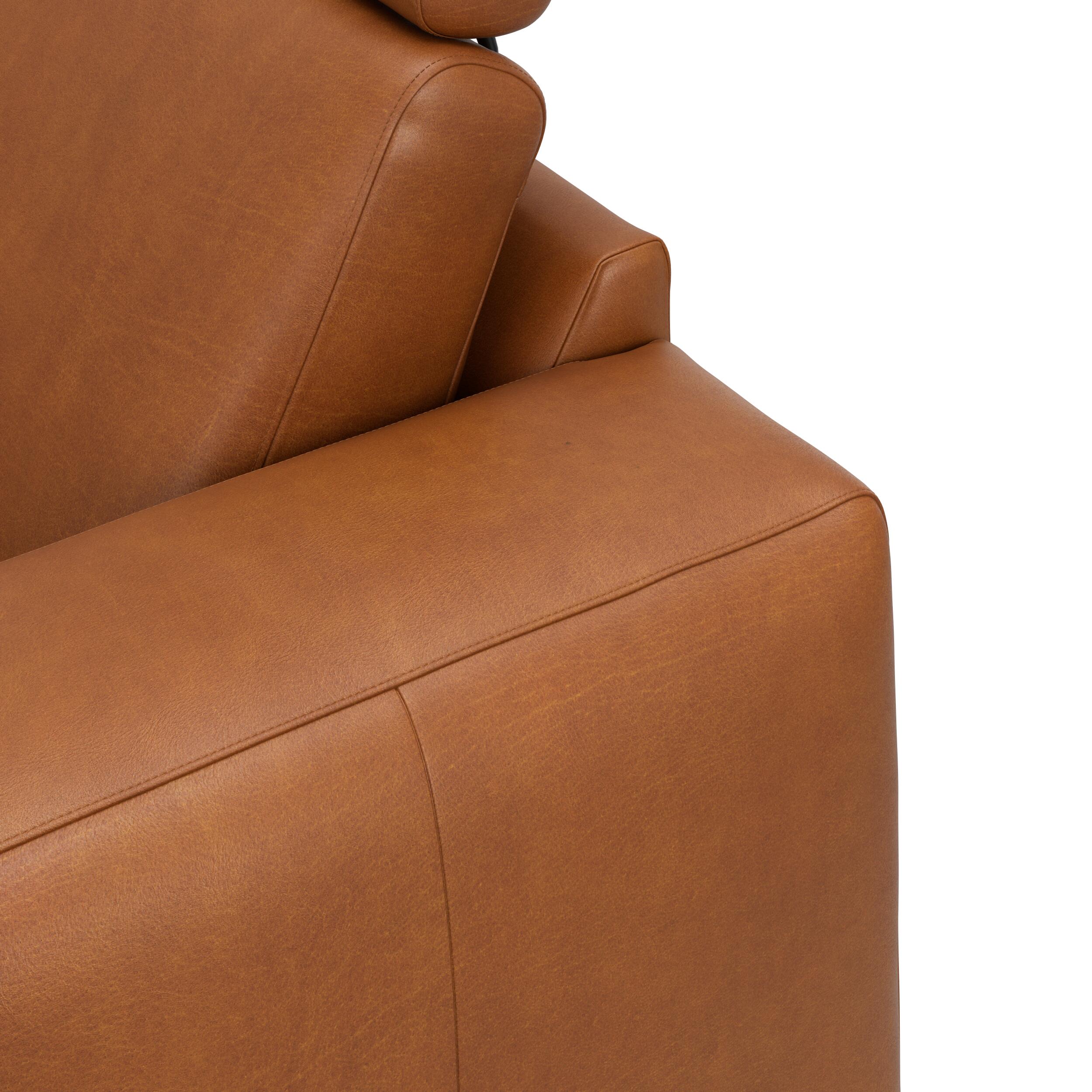 Remus venstrevendt sofa med pufafslutning 