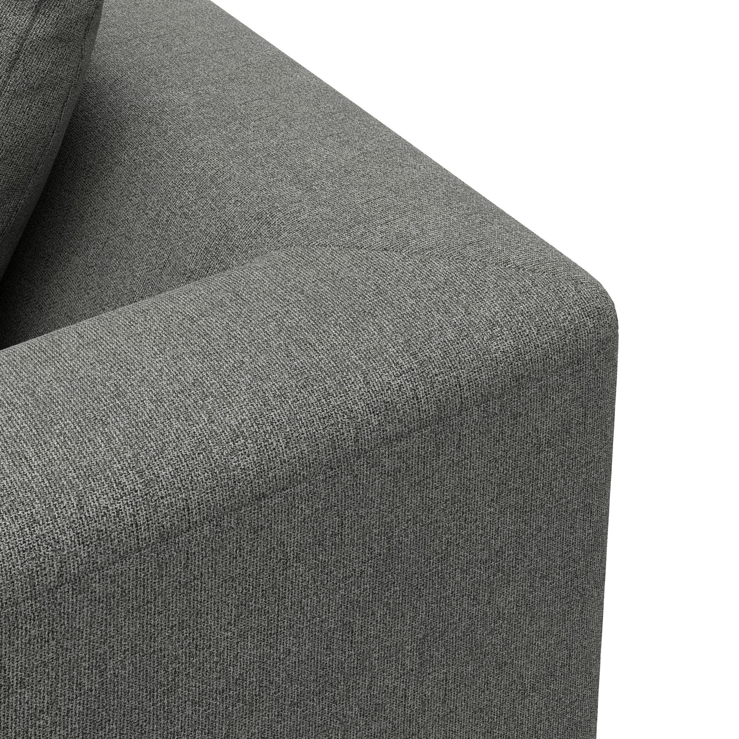 Solaro venstrevendt hjørnesofa med pufafslutning 