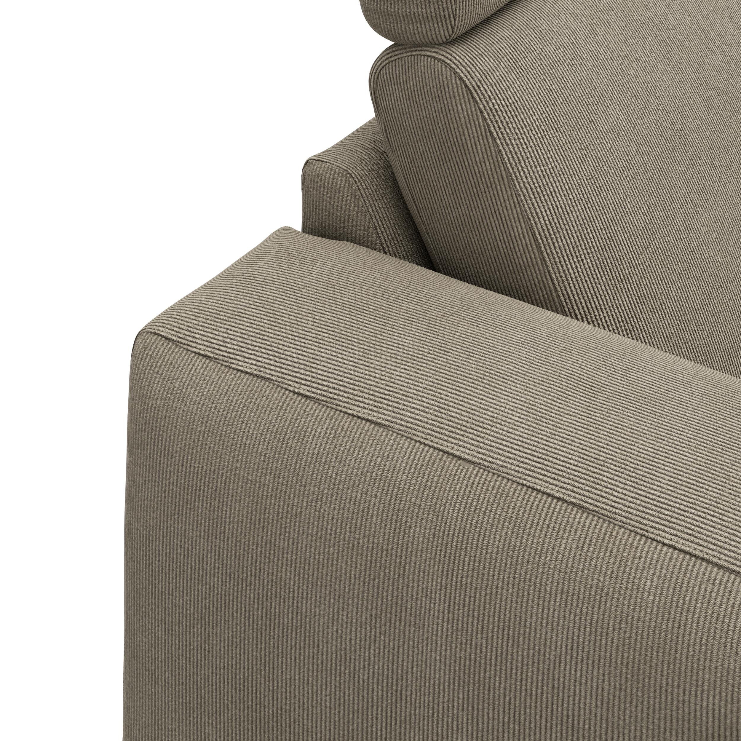 Remus højrevendt sofa med pufafslutning 