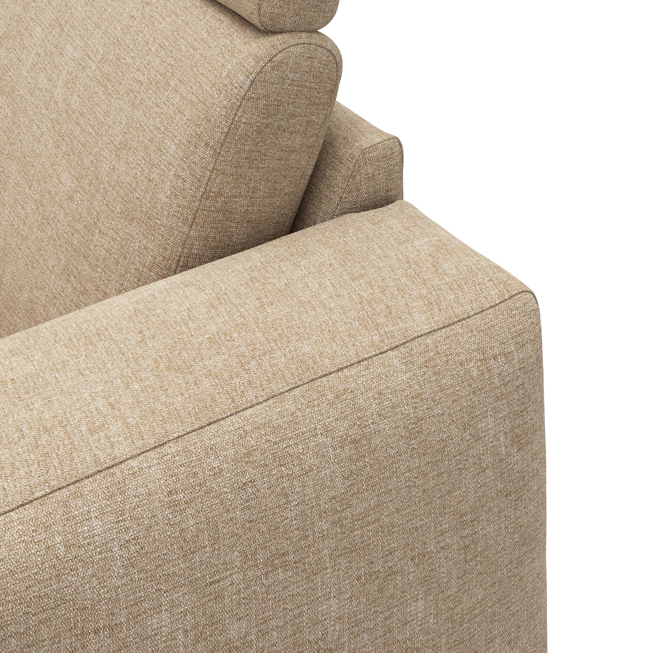 Remus venstrevendt sofa med pufafslutning 
