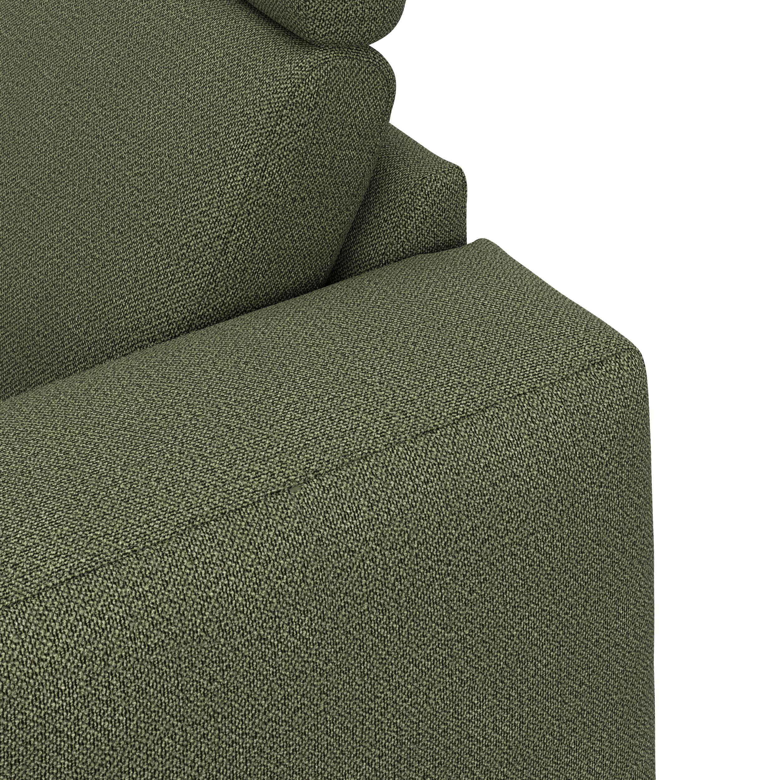 Remus venstrevendt sofa med pufafslutning 