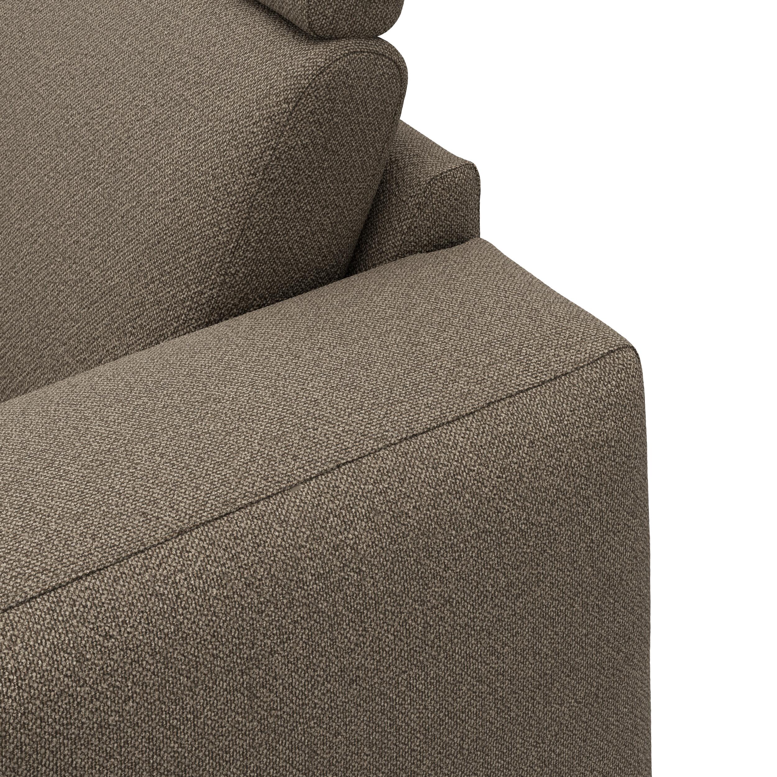 Remus venstrevendt sofa med pufafslutning 