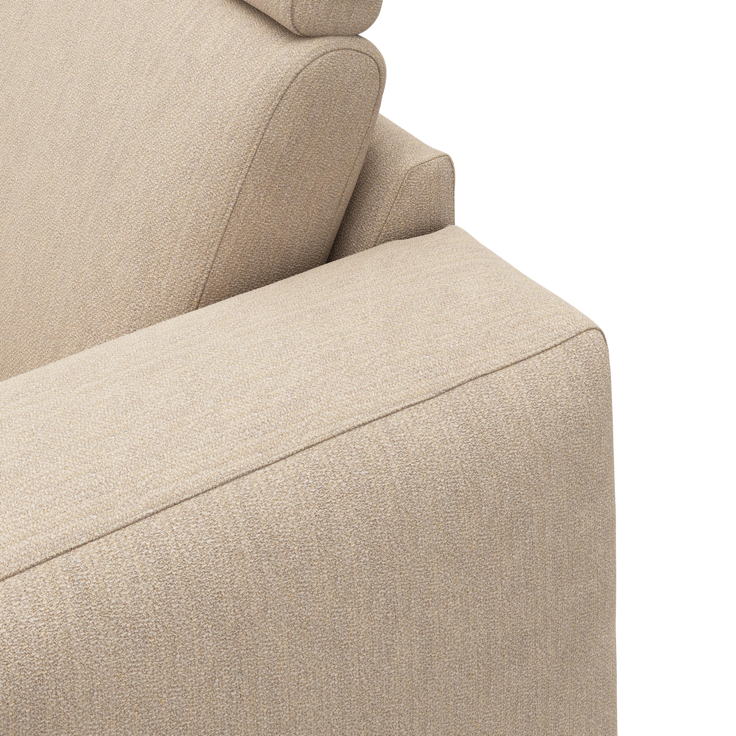 Remus venstrevendt sofa med pufafslutning 