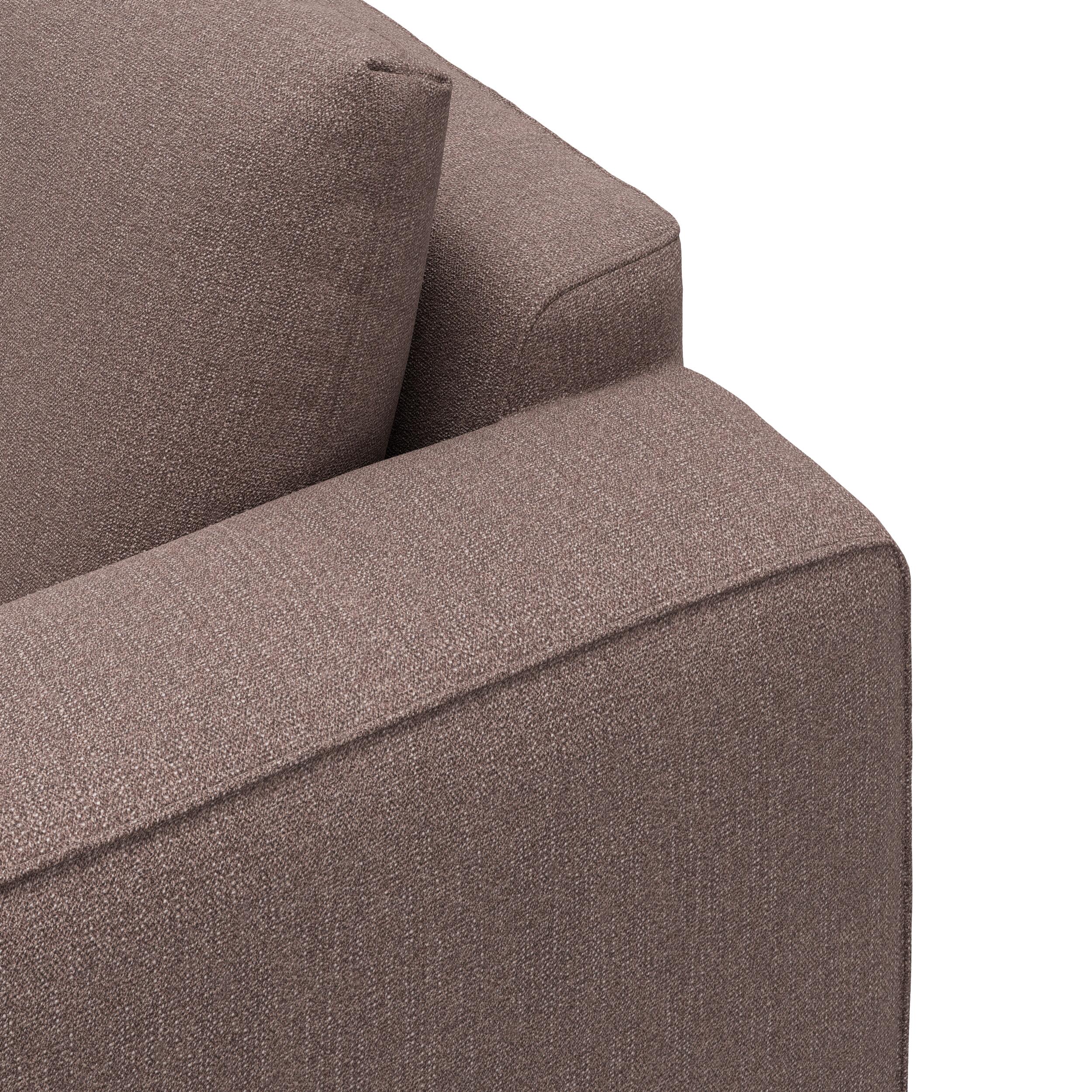 Nyland venstrevendt hjørnesofa med pufafslutning 
