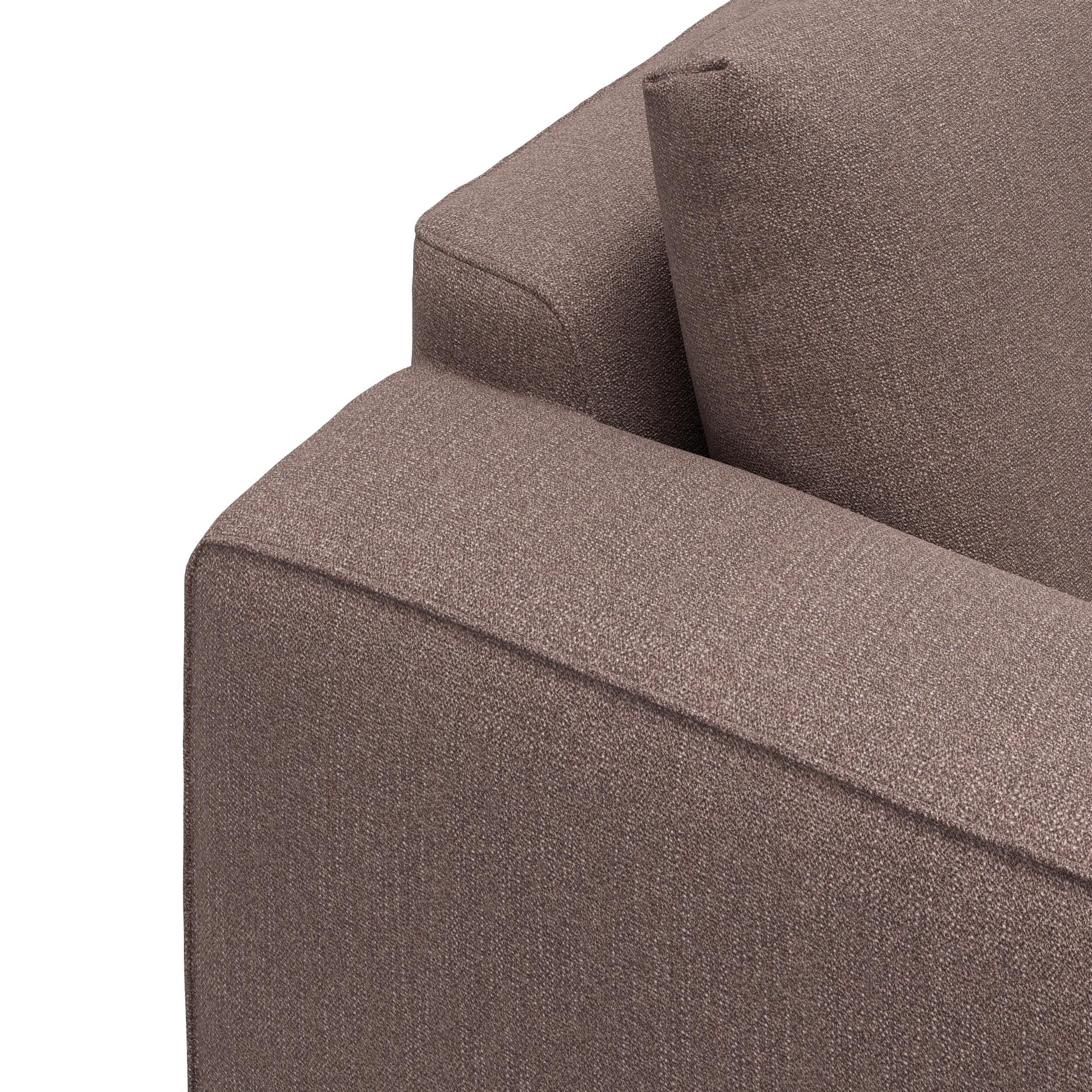 Nyland højrevendt hjørnesofa med pufafslutning 
