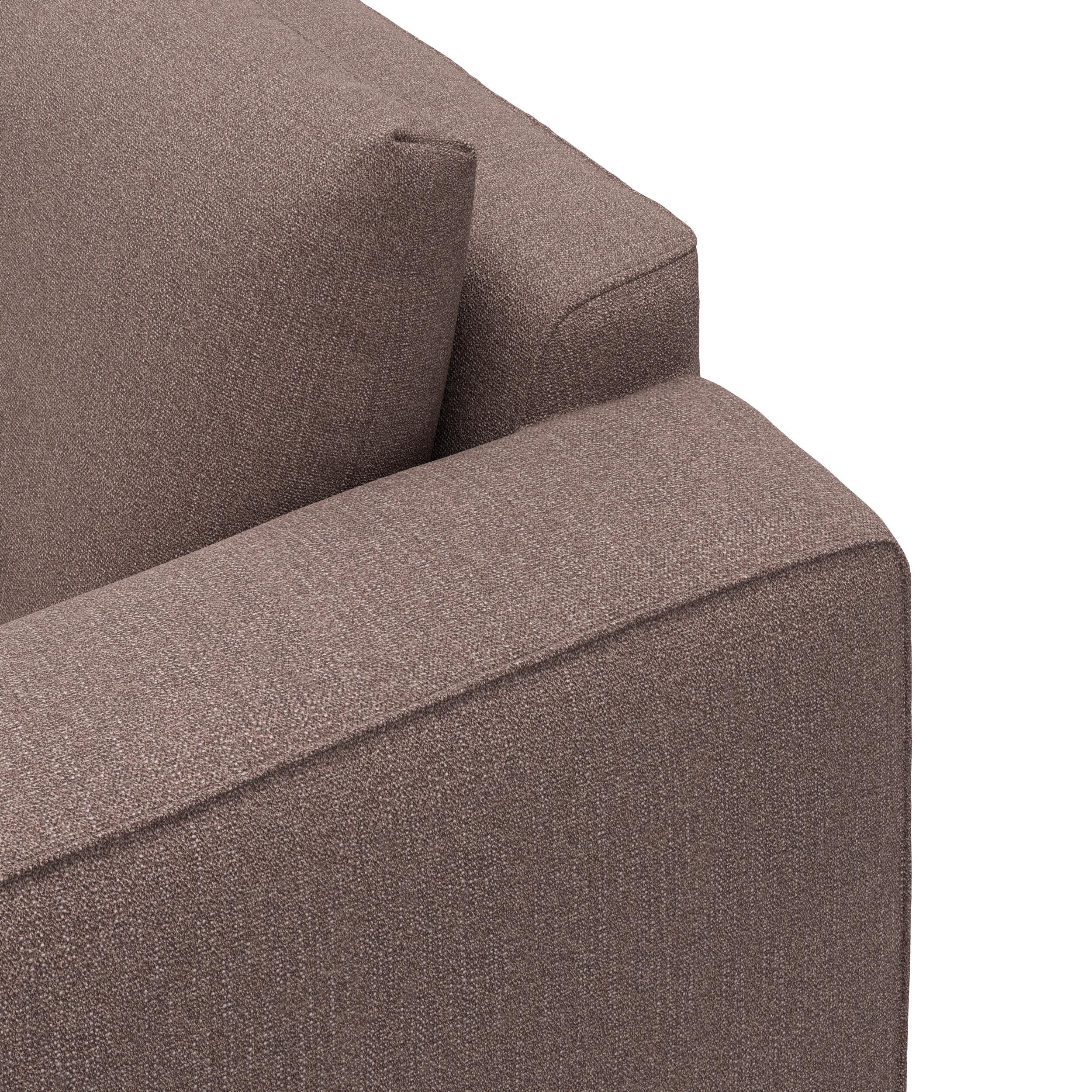 Nyland venstrevendt hjørnesofa med pufafslutning 