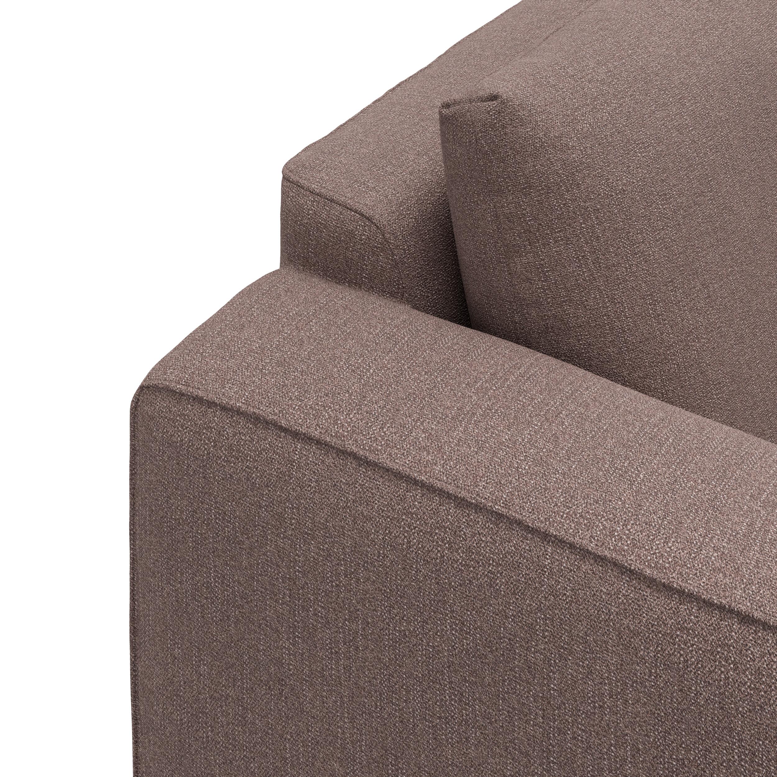 Nyland højrevendt hjørnesofa med pufafslutning 