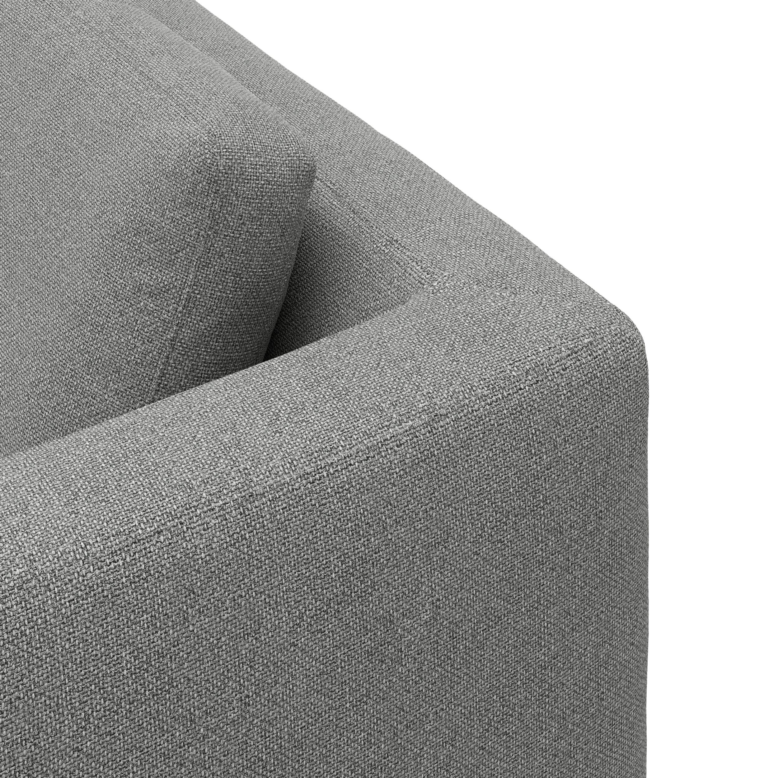 Nordskov venstrevendt hjørnesofa med pufafslutning 